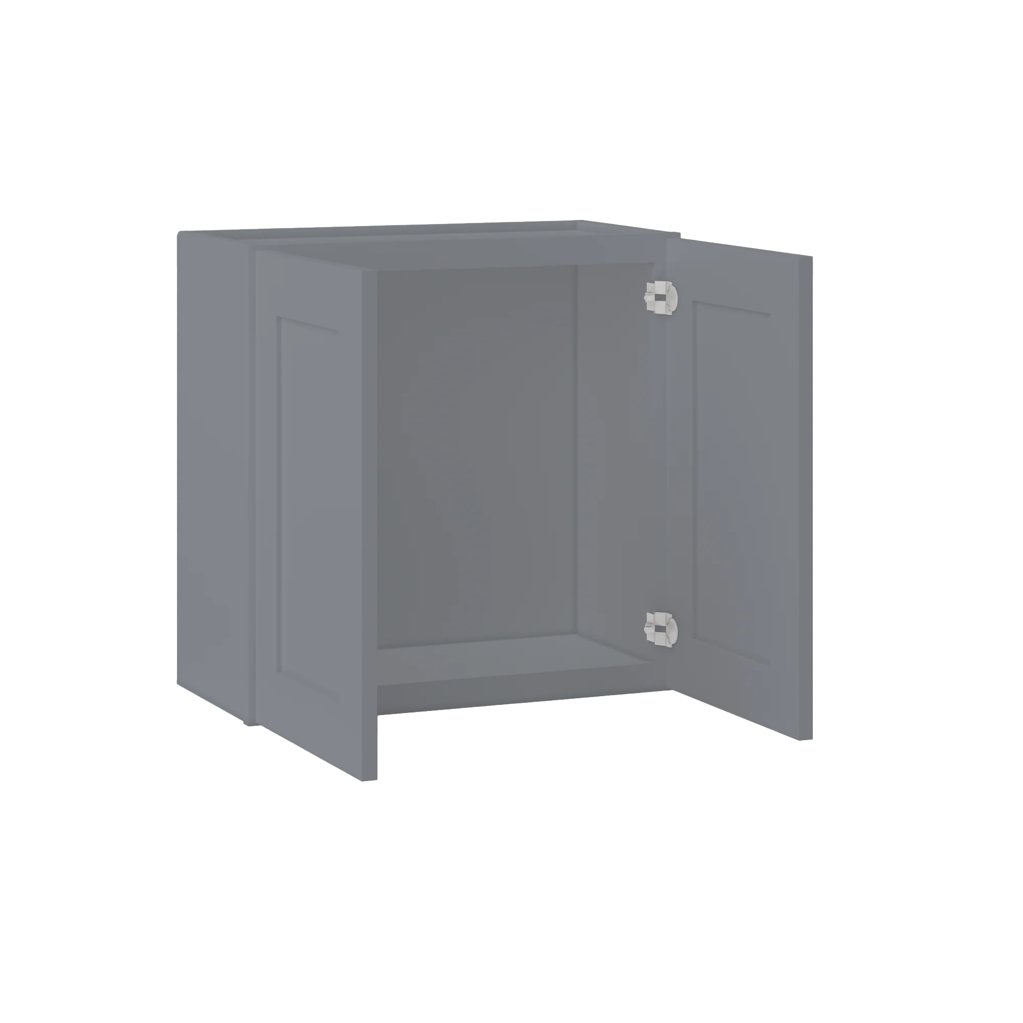 Wall Kitchen Cabinet W2424 Colonial Gray LessCare 24 in. width 24 in. height 12 in. depth - Image 4