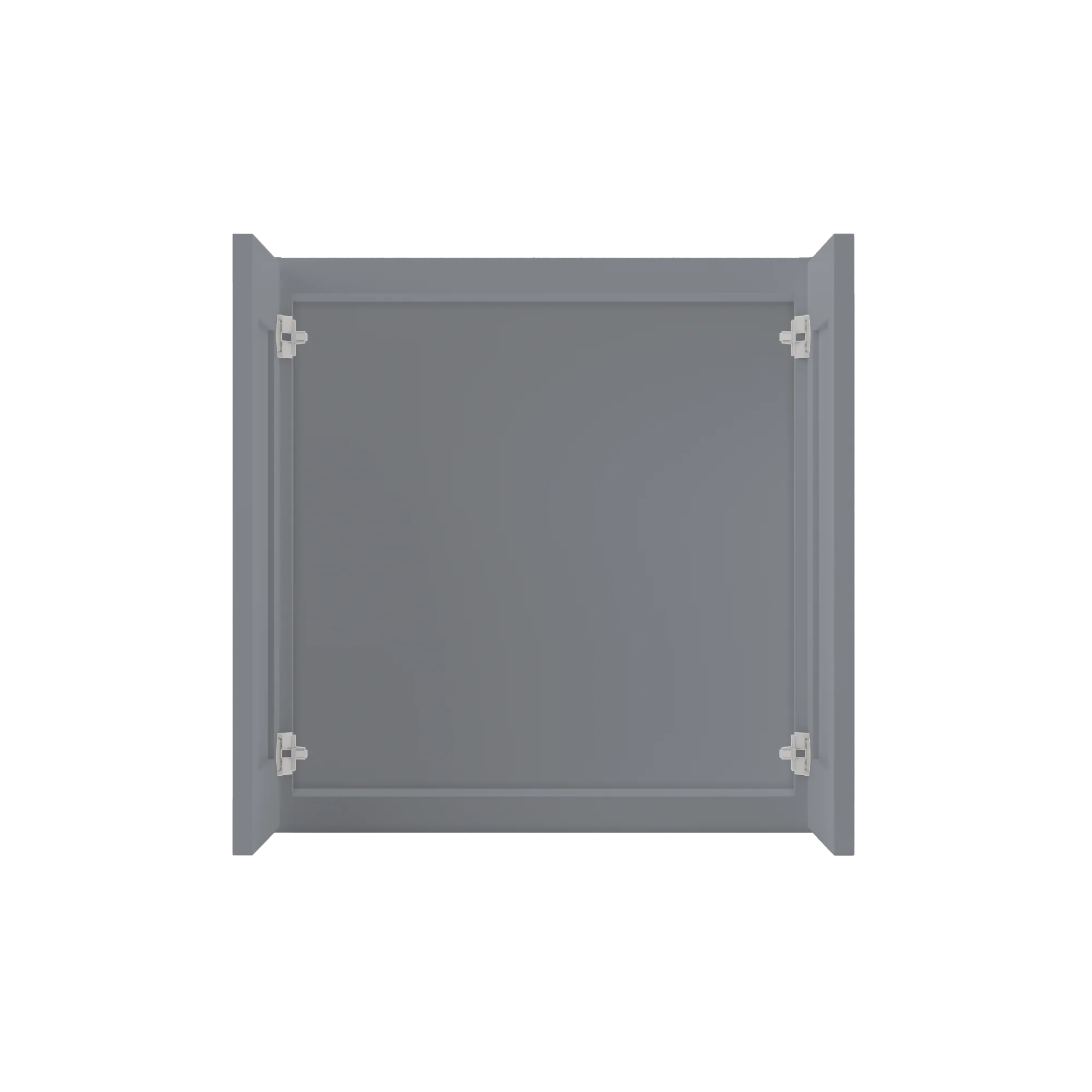 Wall Kitchen Cabinet W2424 Colonial Gray LessCare 24 in. width 24 in. height 12 in. depth - Image 5