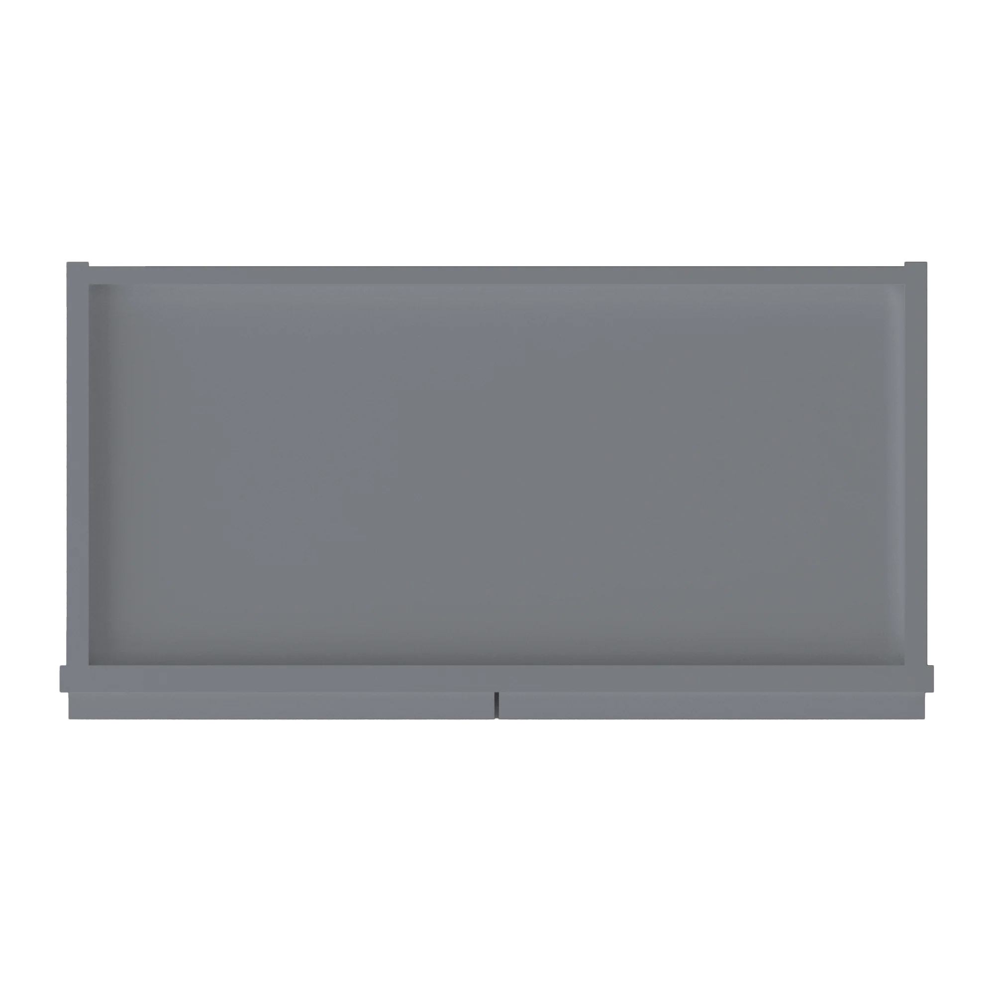 Wall Kitchen Cabinet W2424 Colonial Gray LessCare 24 in. width 24 in. height 12 in. depth - Image 6