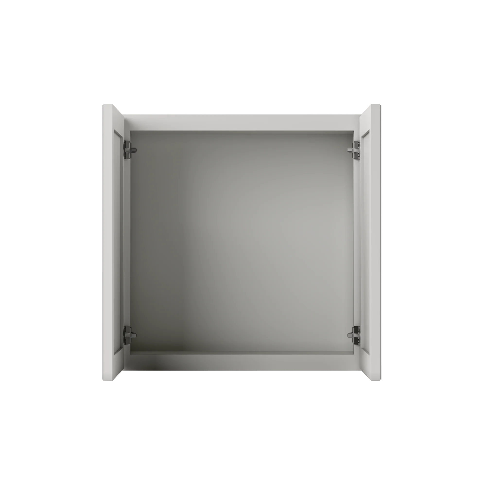 Wall Kitchen Cabinet W2424 Milan Pearl LessCare 24 in. width 24 in. height 12 in. depth - Image 5