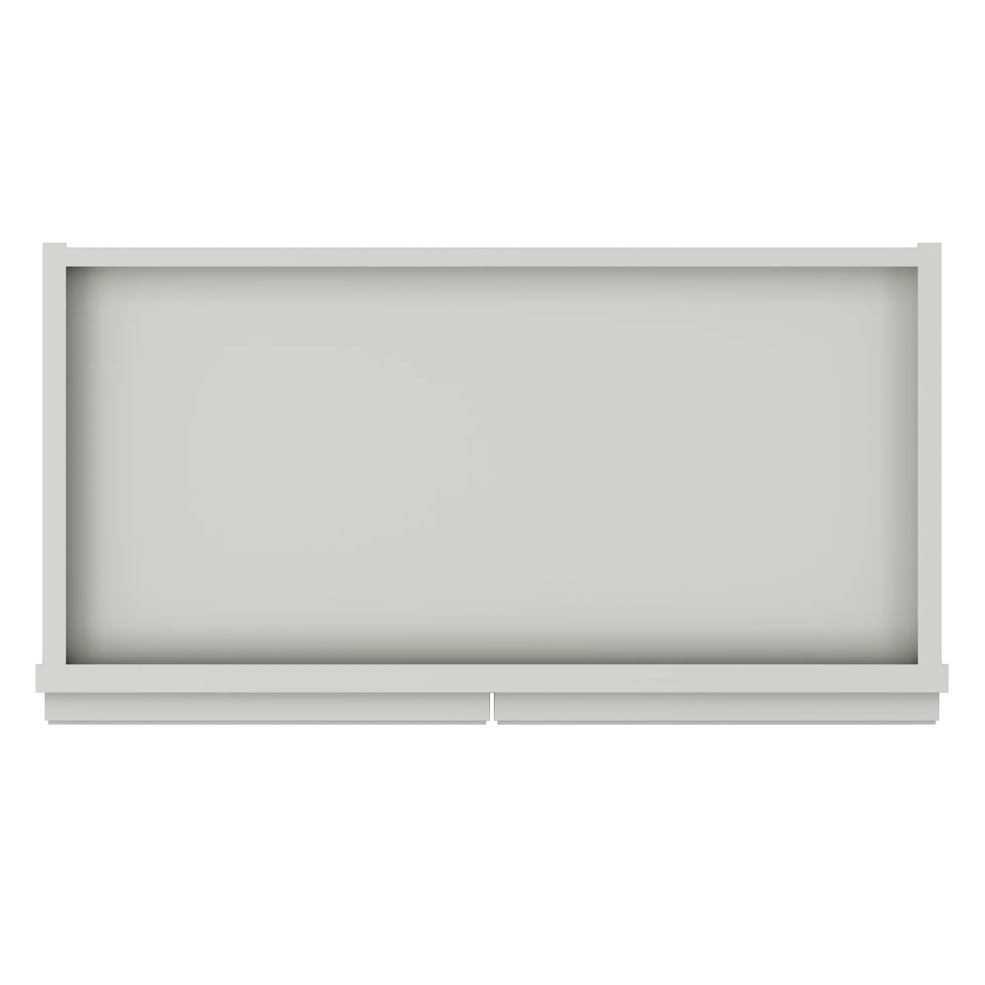 Wall Kitchen Cabinet W2424 Milan Pearl LessCare 24 in. width 24 in. height 12 in. depth - Image 6
