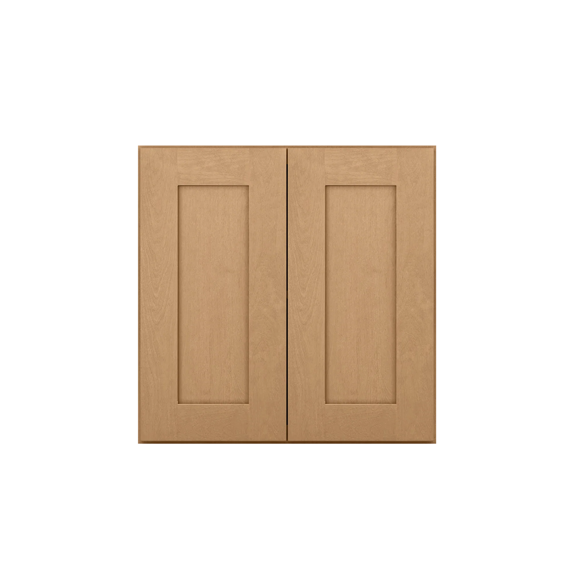 Wall Kitchen Cabinet W2424 Shaker Toffee LessCare 24 in. width 24 in. height 12 in. depth - Image 3