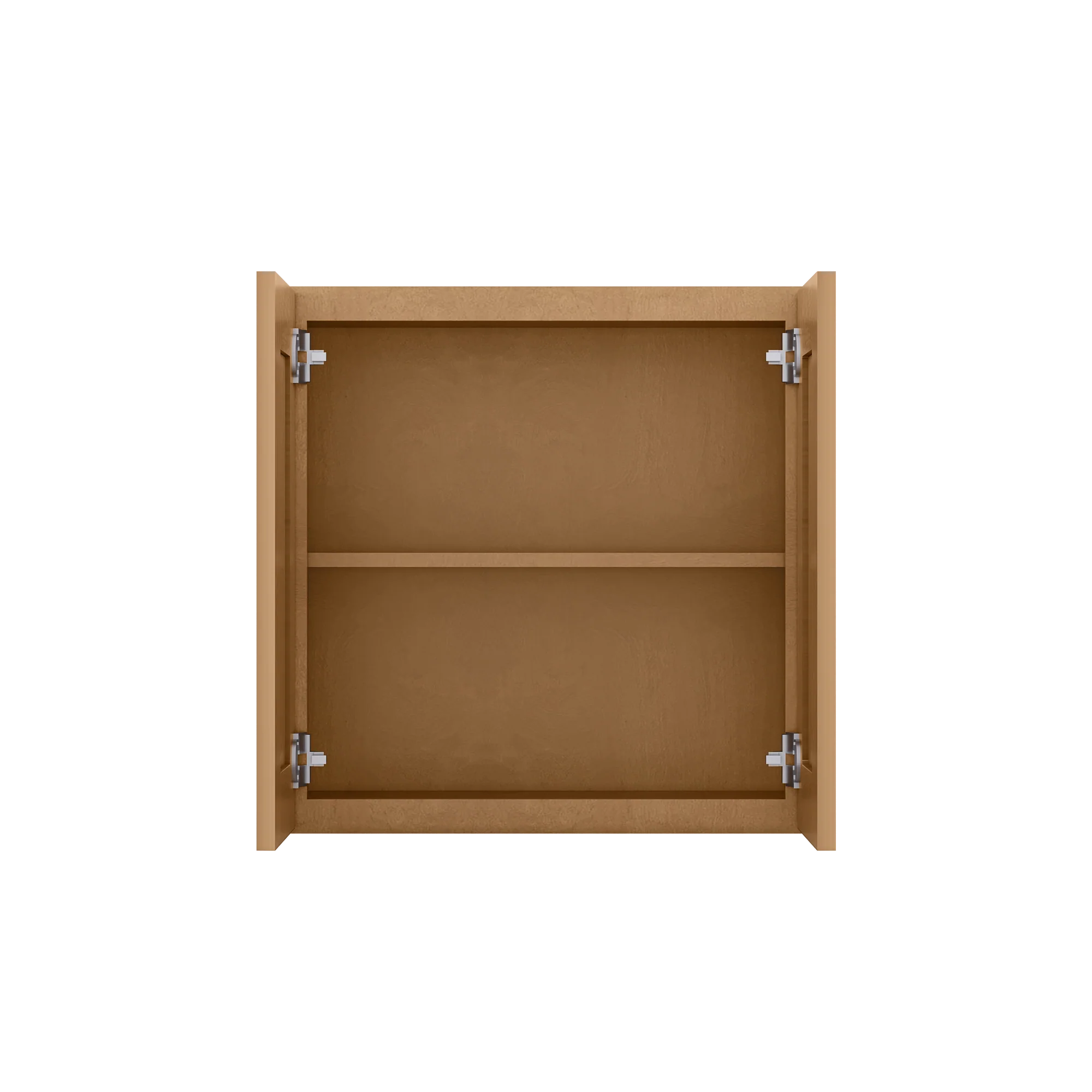 Wall Kitchen Cabinet W2424 Shaker Toffee LessCare 24 in. width 24 in. height 12 in. depth - Image 5