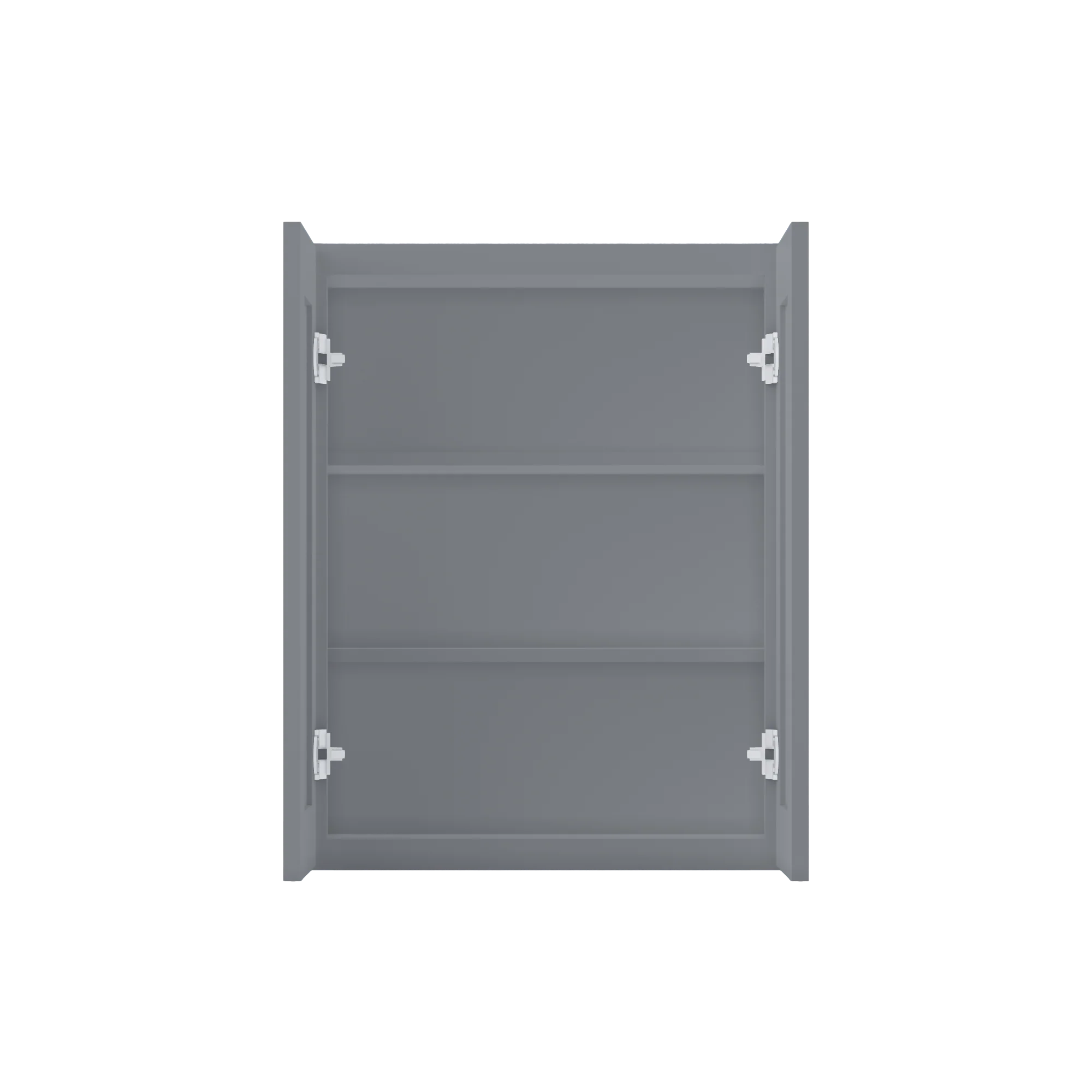 Wall Kitchen Cabinet W2430 Colonial Gray LessCare 24 in. width 30 in. height 12 in. depth - Image 5