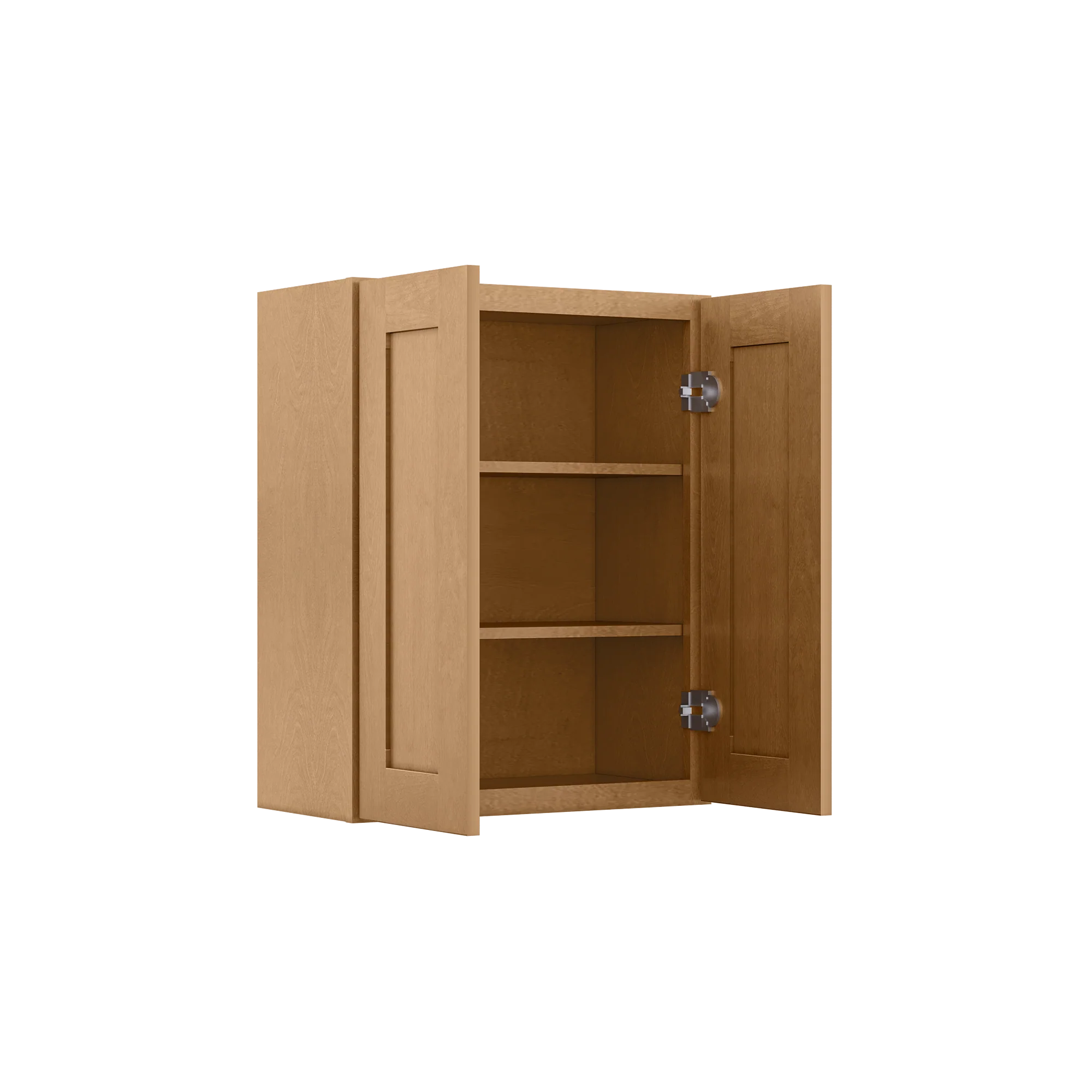 Wall Kitchen Cabinet W2430 Shaker Toffee LessCare 24 in. width 30 in. height 12 in. depth - Image 4