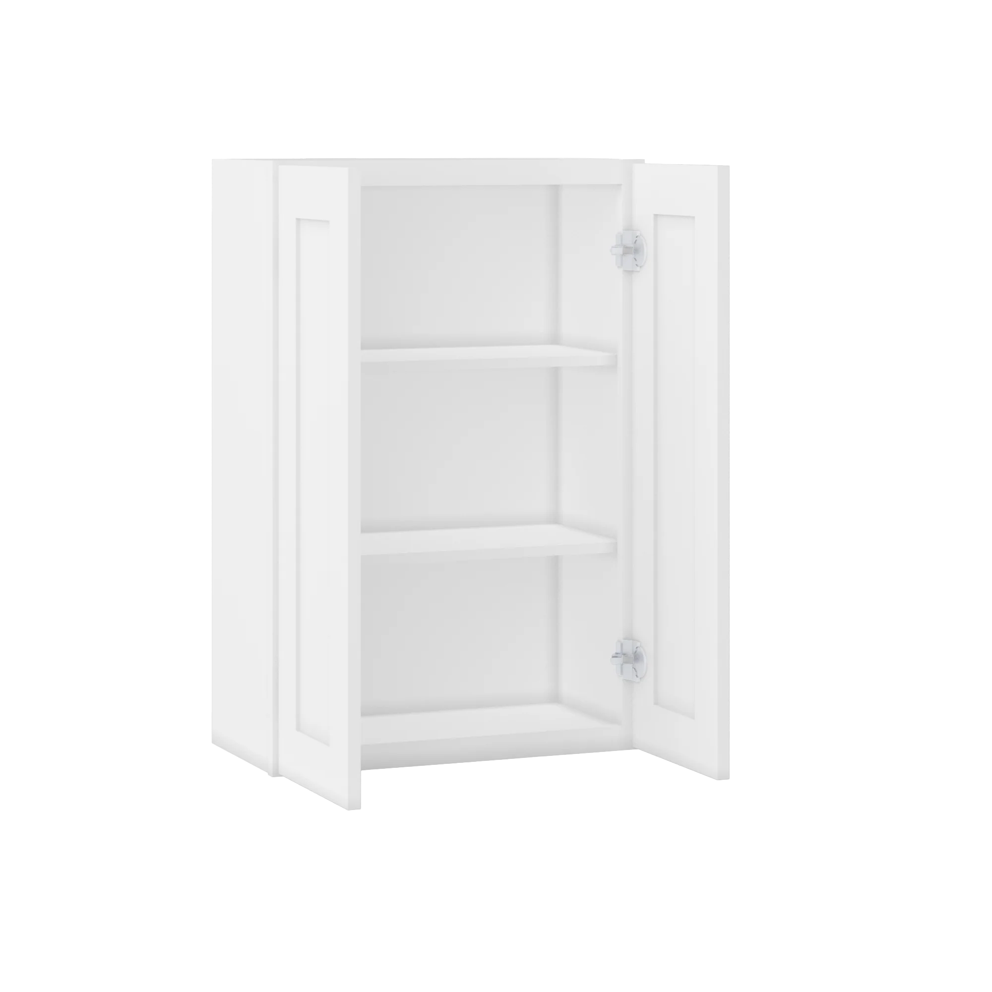 Wall Kitchen Cabinet W2436 Alpina White LessCare 24 in. width 36 in. height 12 in. depth - Image 4