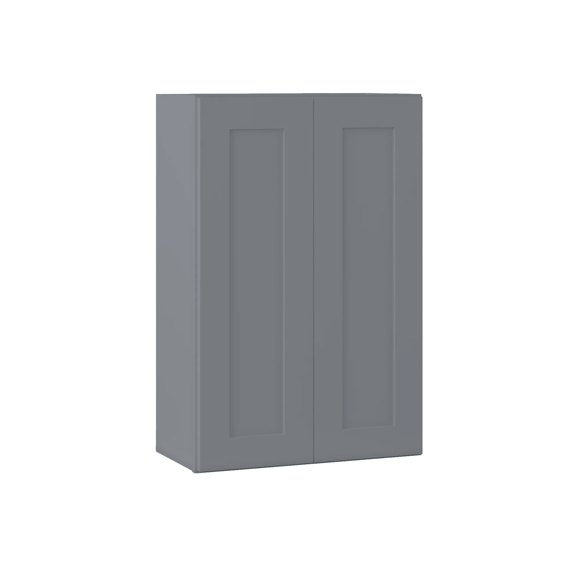 Wall Kitchen Cabinet W2436 Colonial Gray LessCare 24 in. width 36 in. height 12 in. depth - Image 2