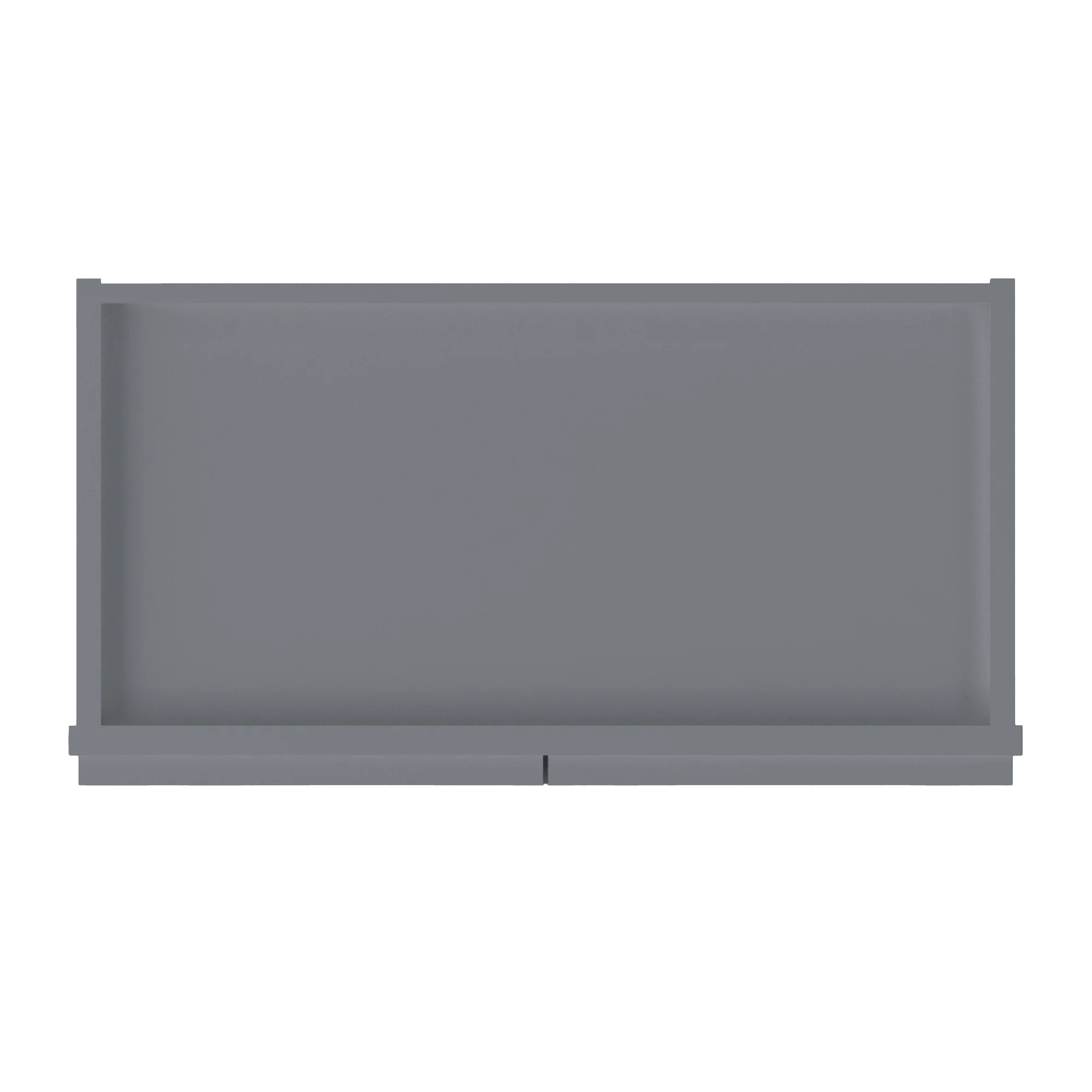 Wall Kitchen Cabinet W2436 Colonial Gray LessCare 24 in. width 36 in. height 12 in. depth - Image 6
