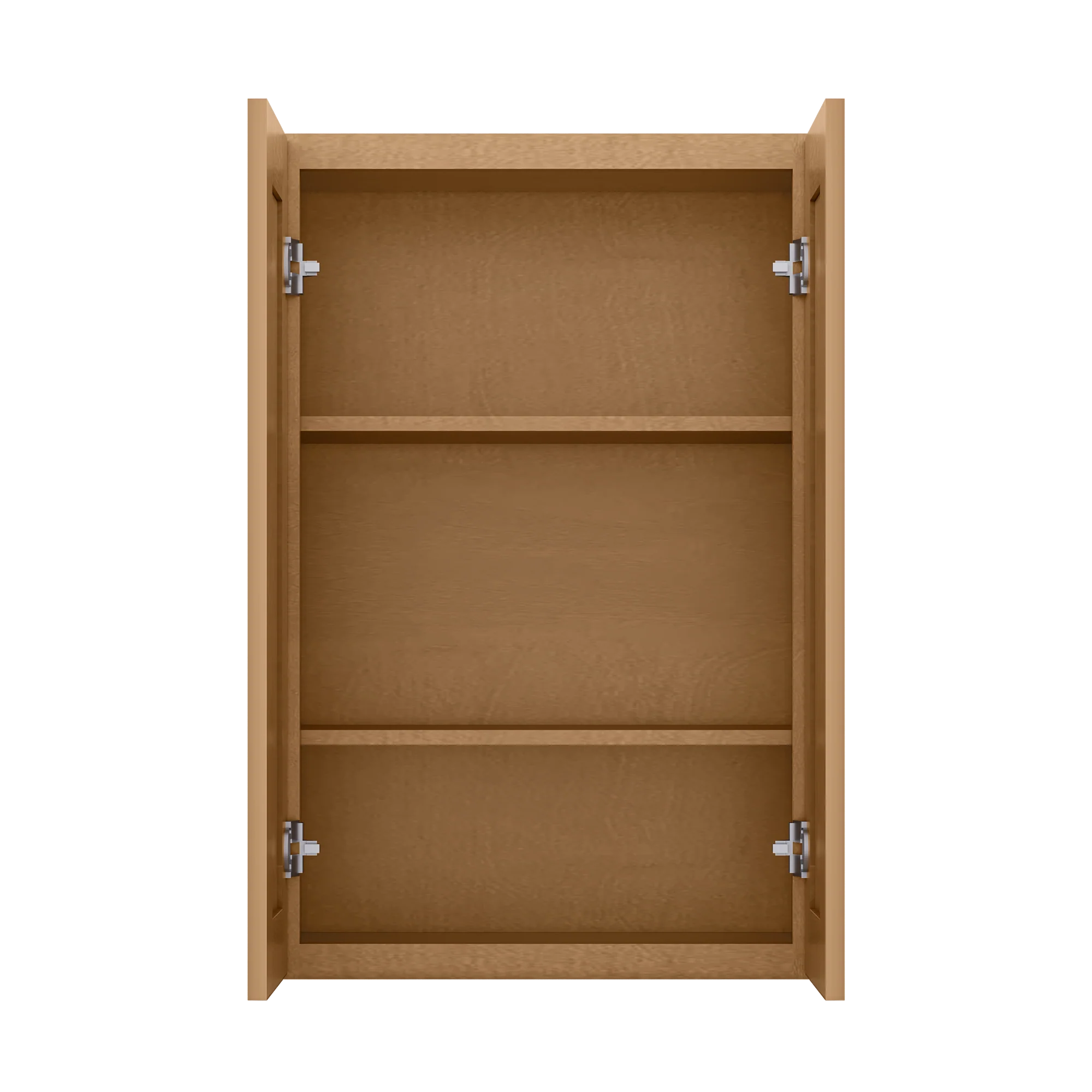 Wall Kitchen Cabinet W2436 Shaker Toffee LessCare 24 in. width 36 in. height 12 in. depth - Image 5