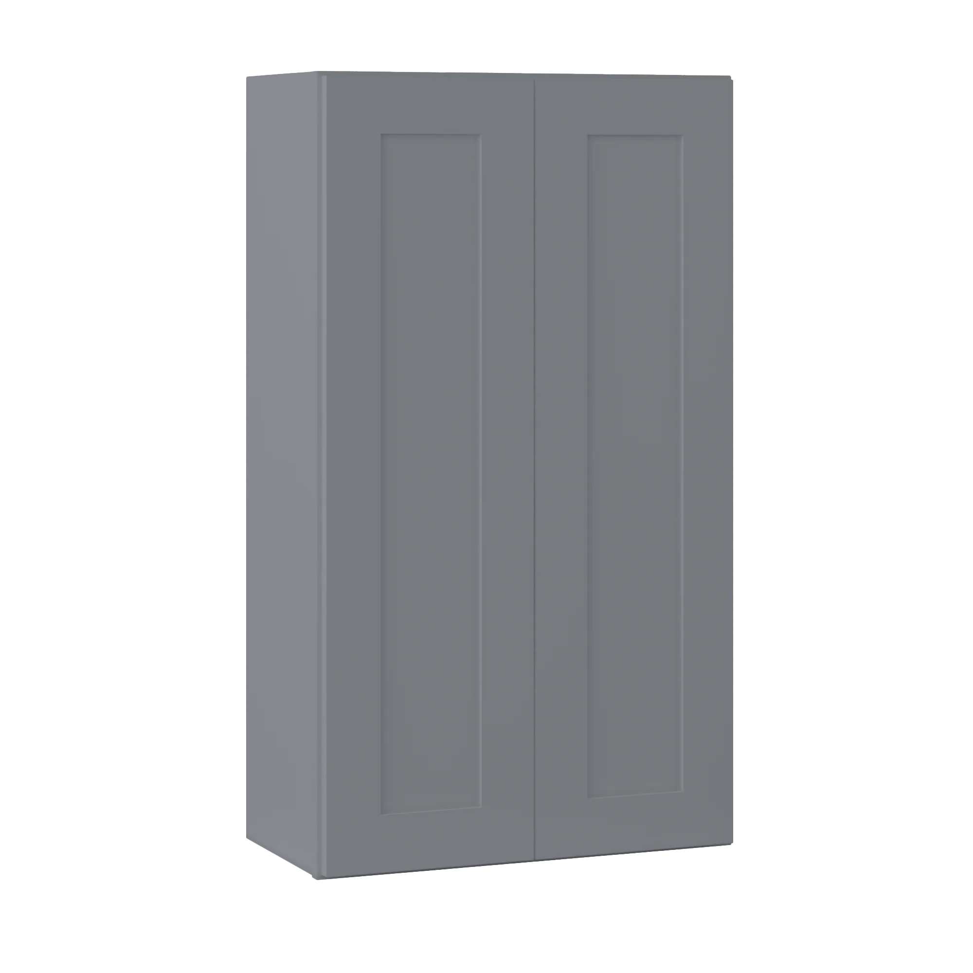 Wall Kitchen Cabinet W2442 Colonial Gray LessCare 24 in. width 42 in. height 12 in. depth - Image 2