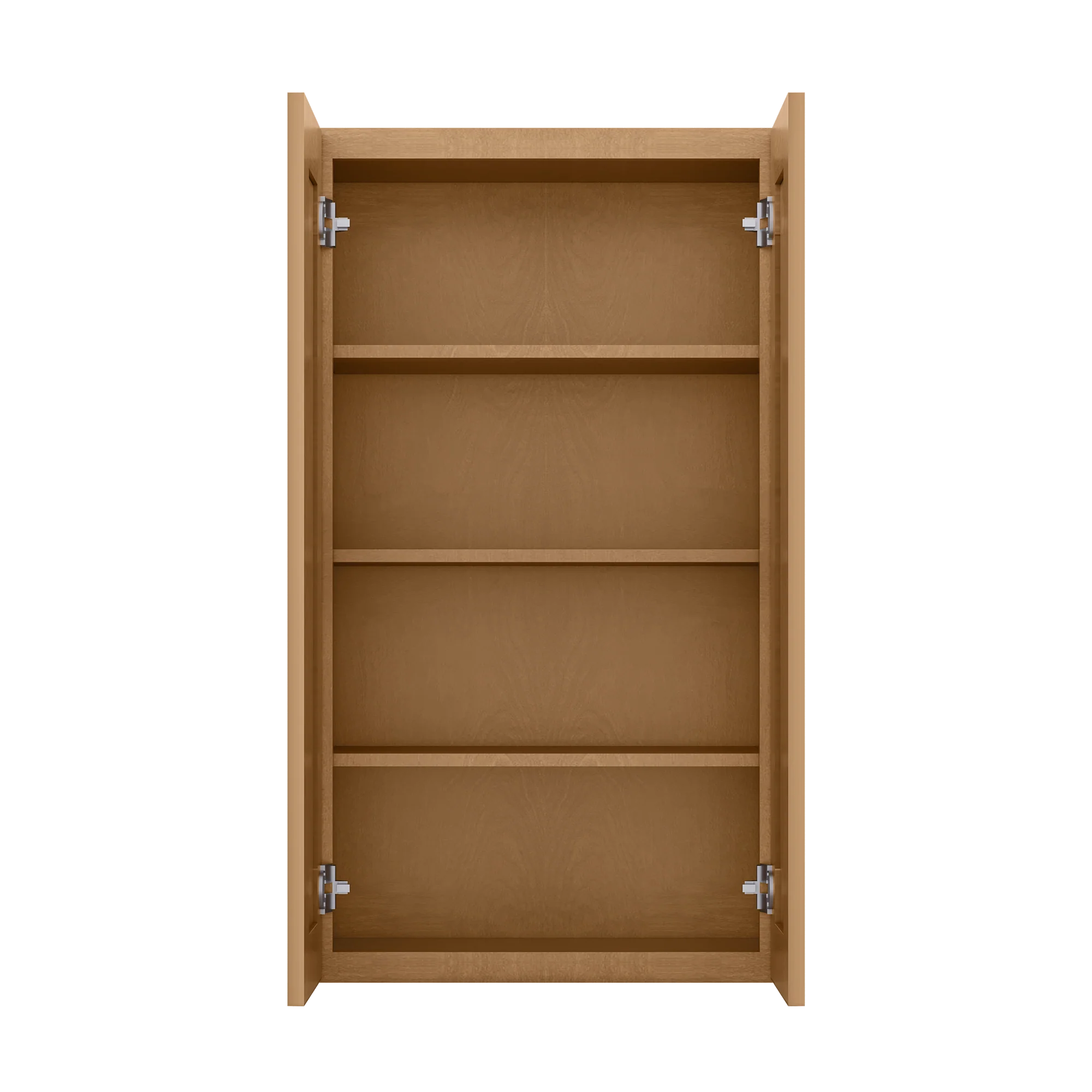 Wall Kitchen Cabinet W2442 Shaker Toffee LessCare 24 in. width 42 in. height 12 in. depth - Image 5