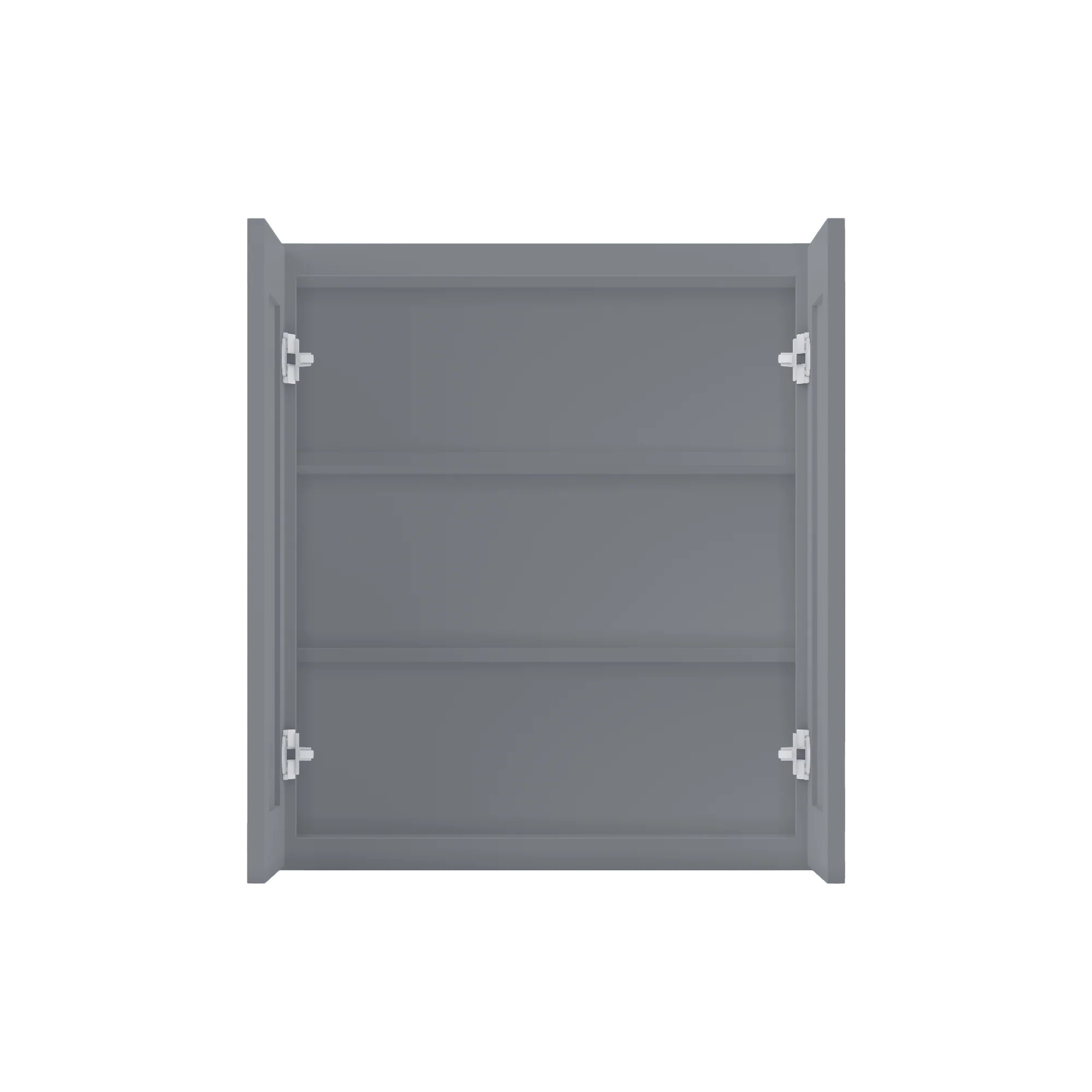 Wall Kitchen Cabinet W2730 Colonial Gray LessCare 27 in. width 30 in. height 12 in. depth - Image 5
