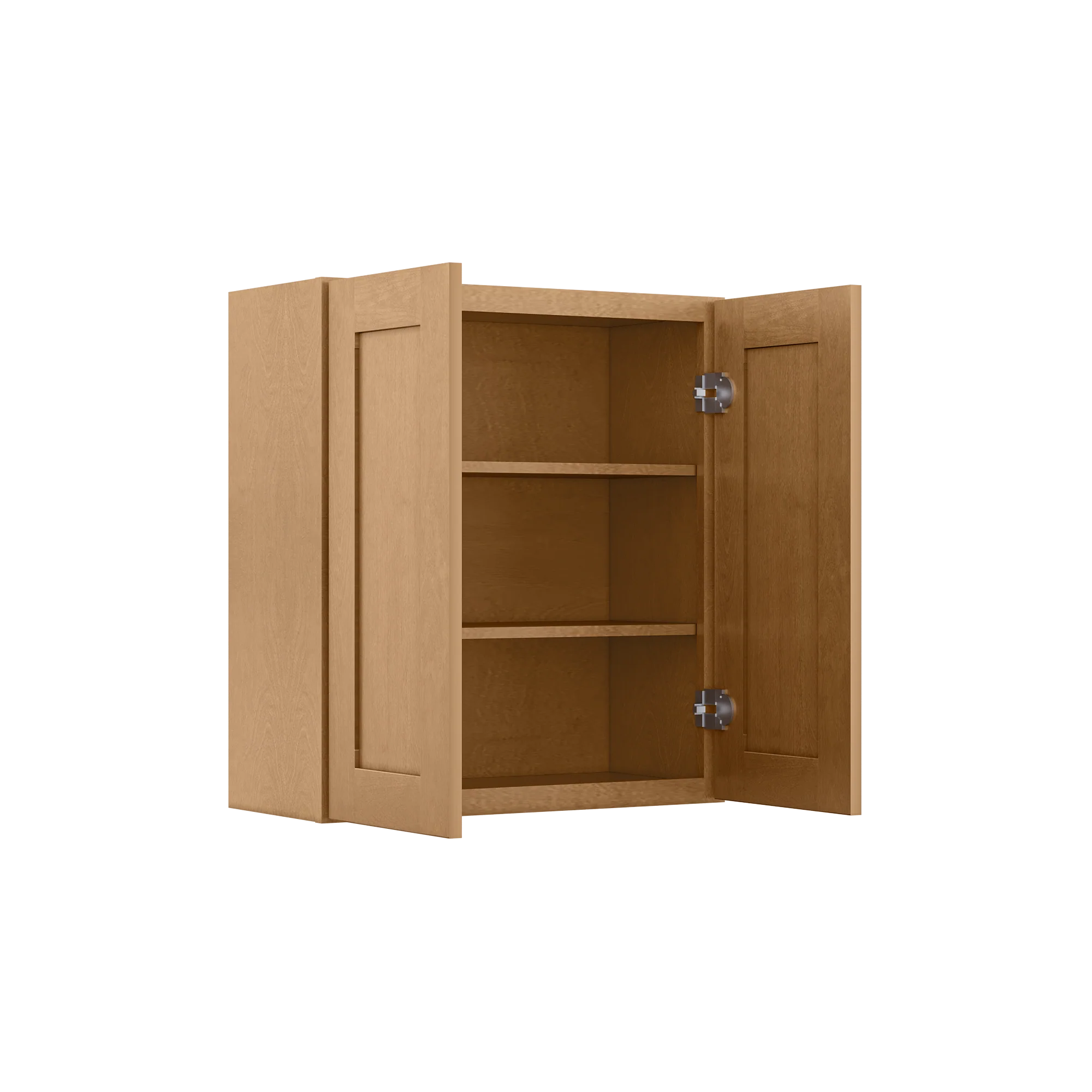 Wall Kitchen Cabinet W2730 Shaker Toffee LessCare 27 in. width 30 in. height 12 in. depth - Image 4