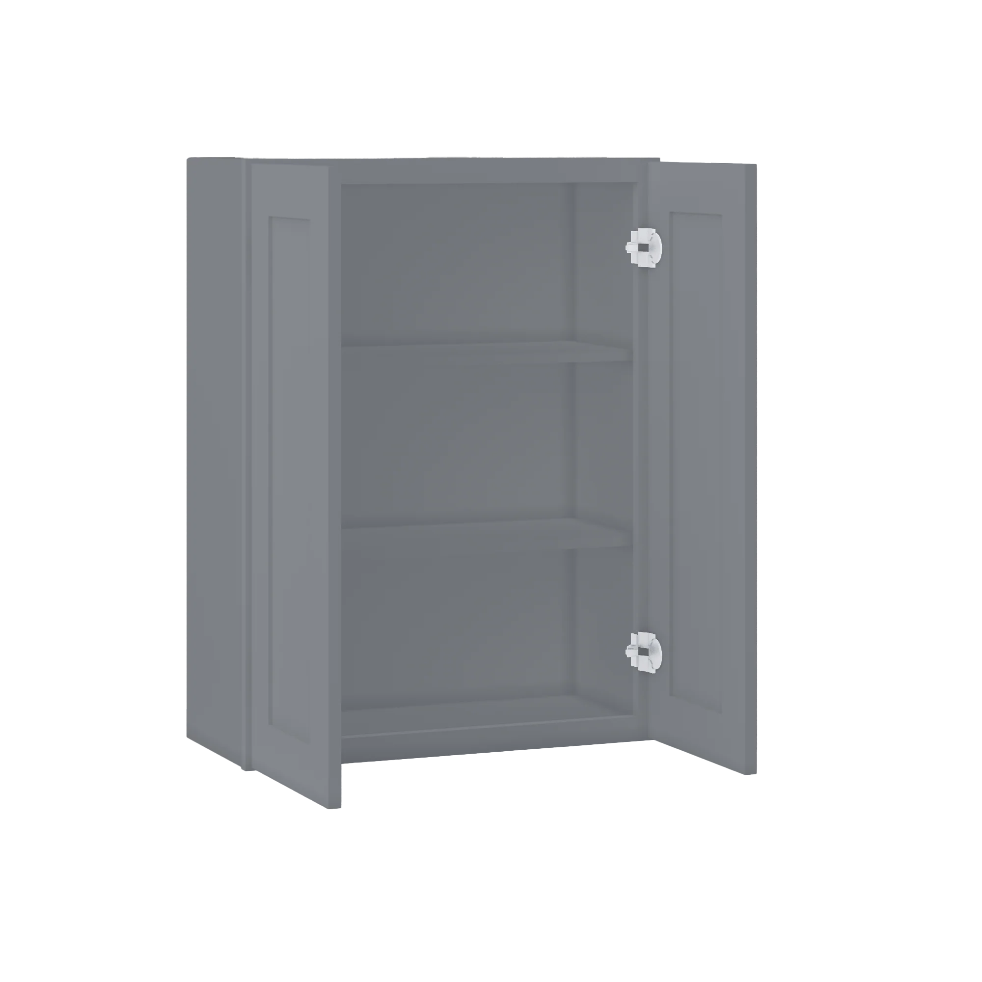 Wall Kitchen Cabinet W2736 Colonial Gray LessCare 27 in. width 36 in. height 12 in. depth - Image 4