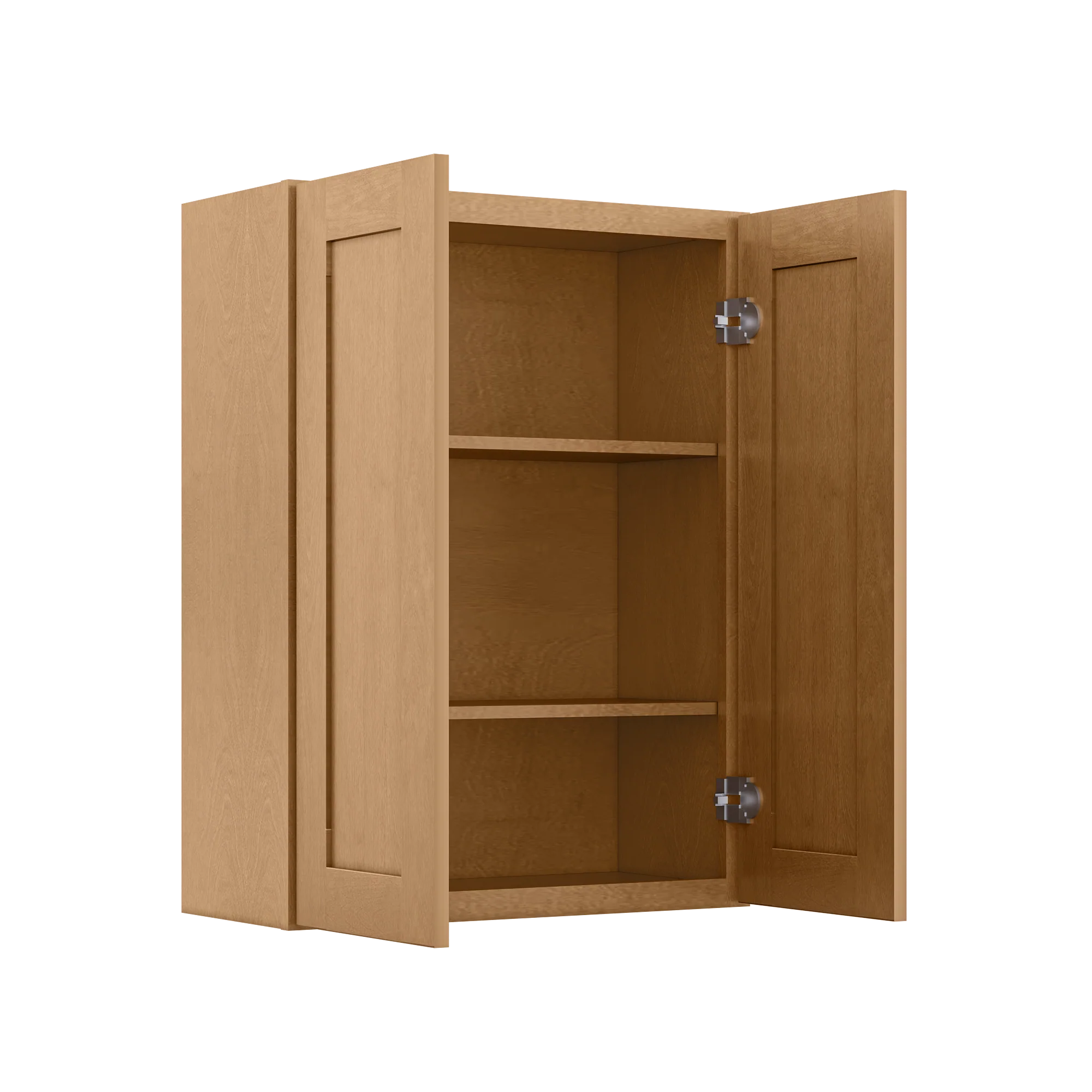 Wall Kitchen Cabinet W2736 Shaker Toffee LessCare 27 in. width 36 in. height 12 in. depth - Image 4
