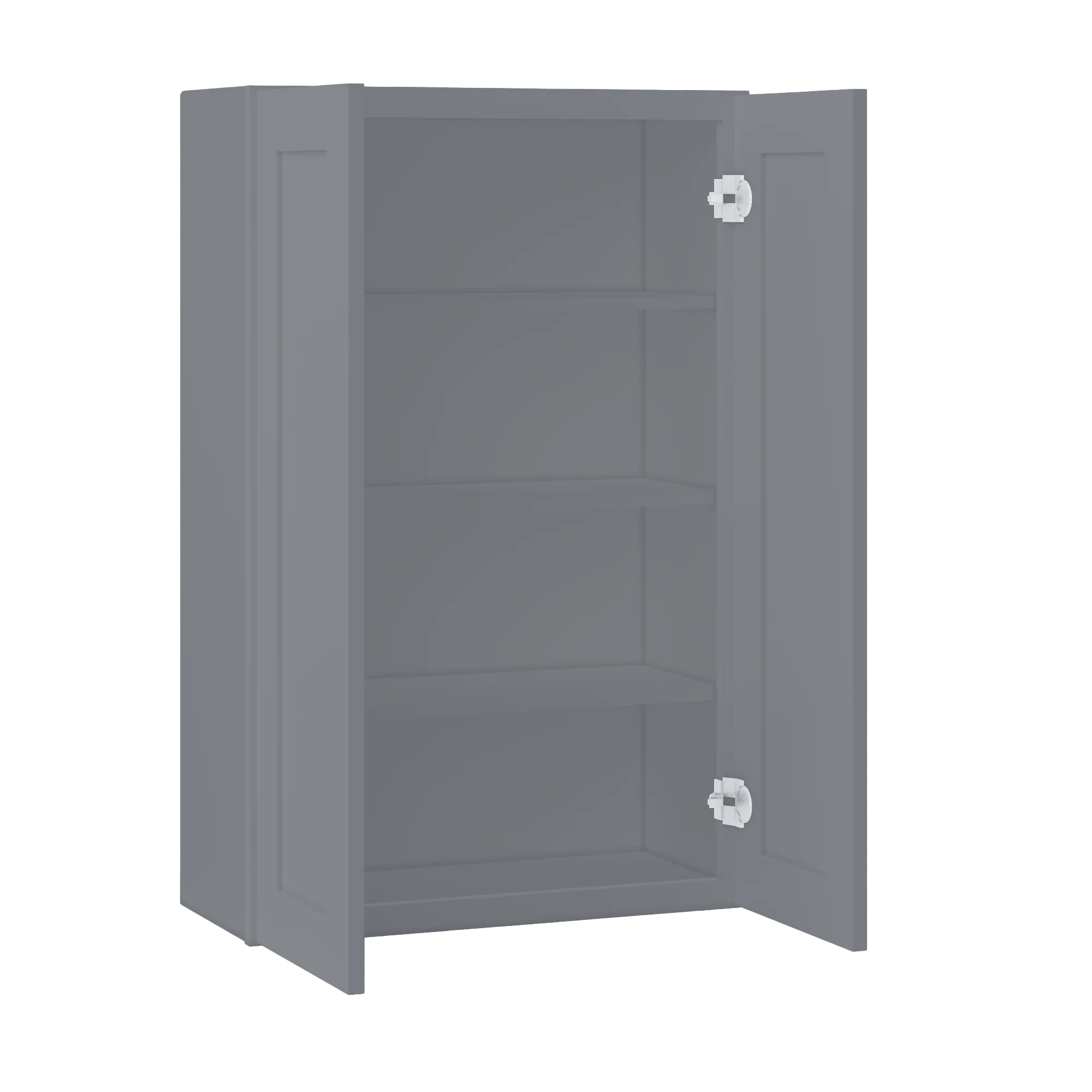 Wall Kitchen Cabinet W2742 Colonial Gray LessCare 27 in. width 42 in. height 12 in. depth - Image 4