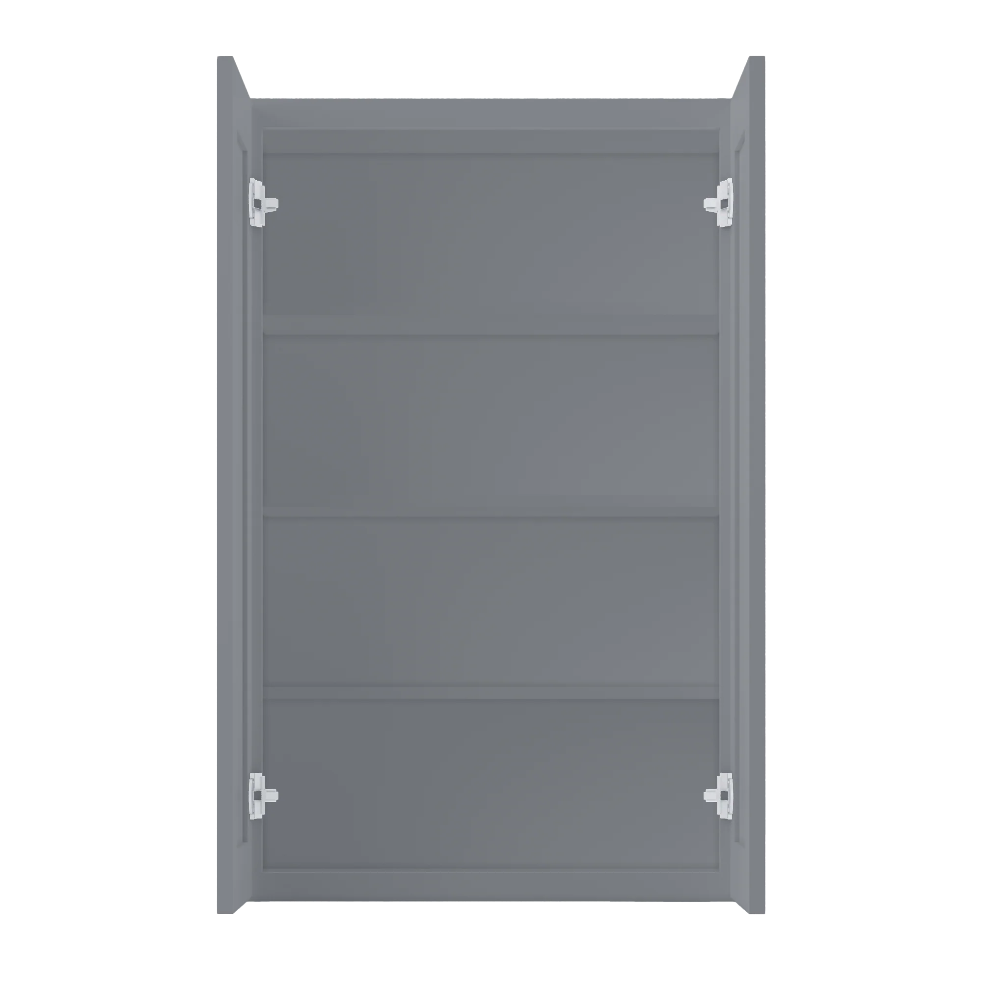 Wall Kitchen Cabinet W2742 Colonial Gray LessCare 27 in. width 42 in. height 12 in. depth - Image 5