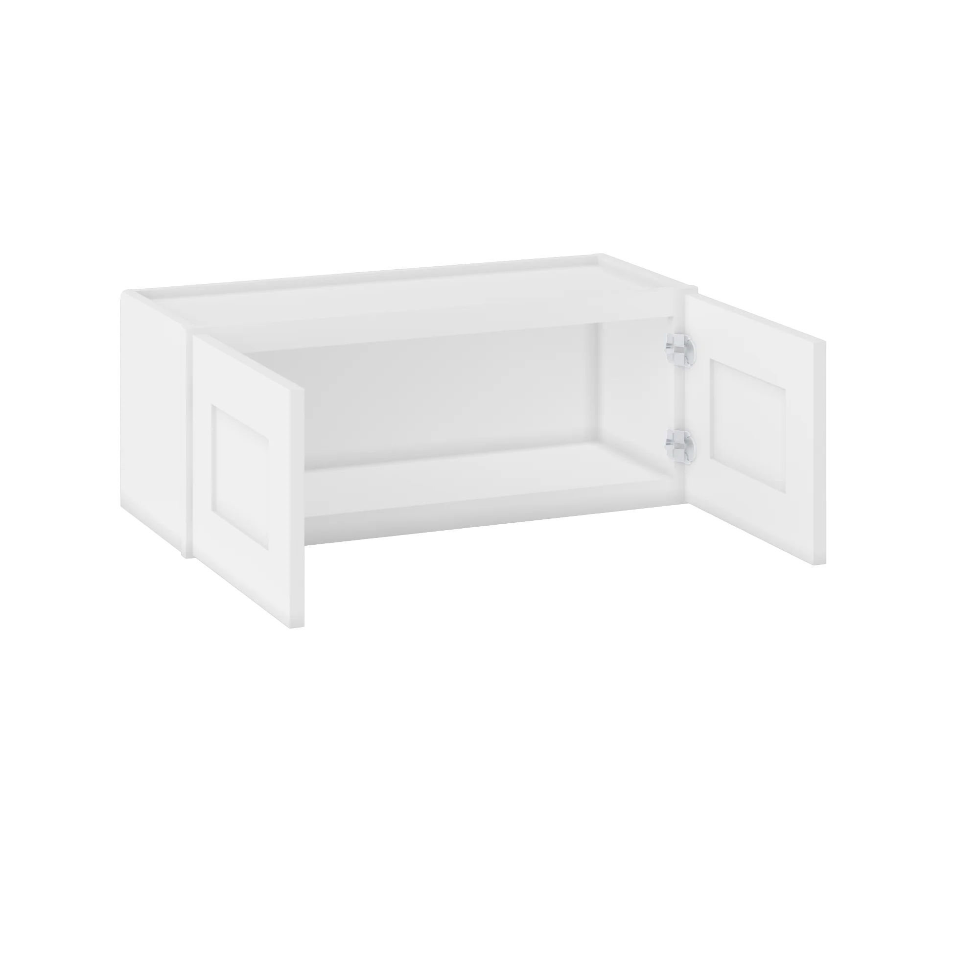 Wall Kitchen Cabinet W3012 Alpina White LessCare 30 in. width 12 in. height 12 in. depth - Image 4