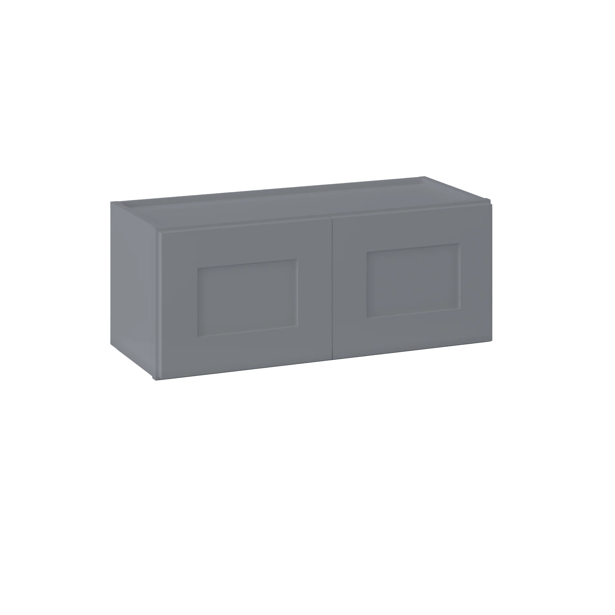 Wall Kitchen Cabinet W3012 Colonial Gray LessCare 30 in. width 12 in. height 12 in. depth - Image 2