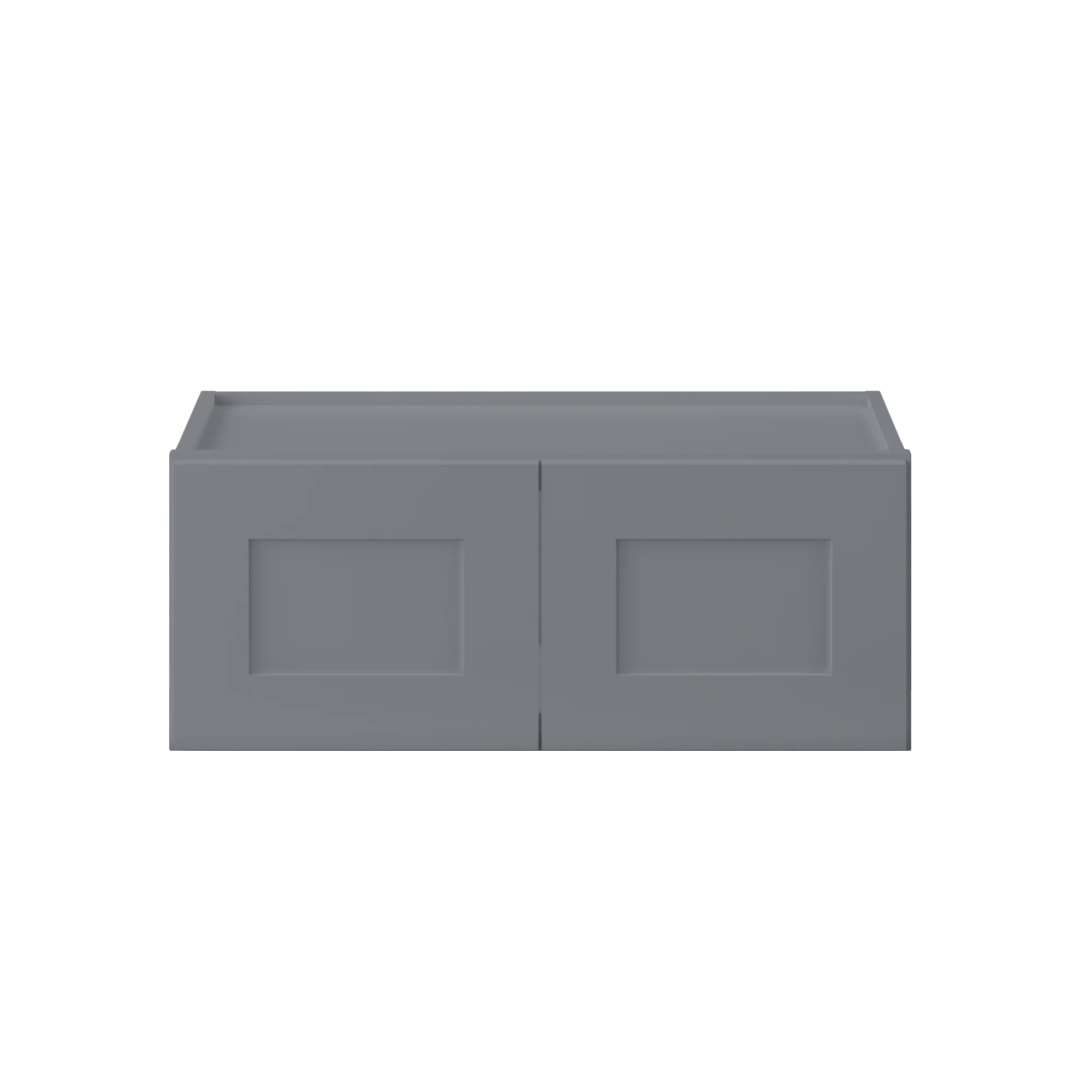 Wall Kitchen Cabinet W3012 Colonial Gray LessCare 30 in. width 12 in. height 12 in. depth - Image 3
