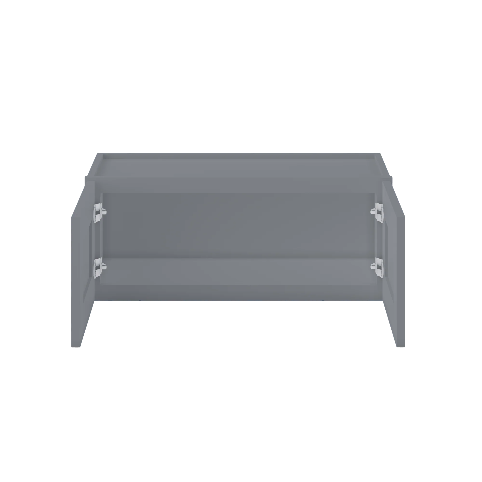 Wall Kitchen Cabinet W3012 Colonial Gray LessCare 30 in. width 12 in. height 12 in. depth - Image 5
