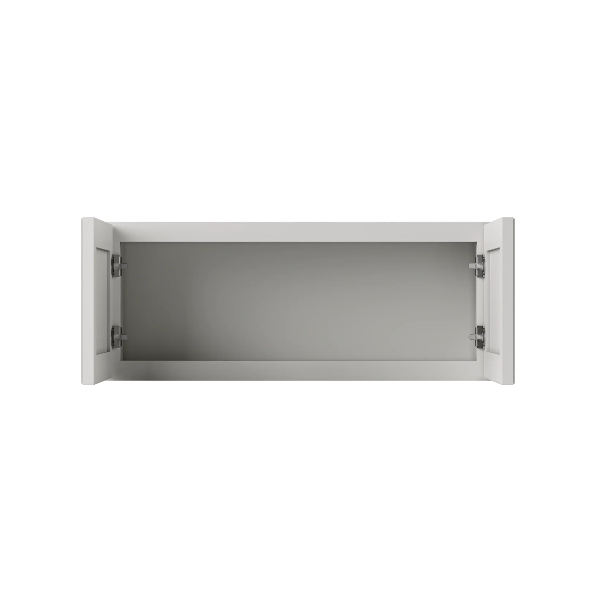 Wall Kitchen Cabinet W3012 Milan Pearl 30 in. width 12 in. height 12 in. depth - Image 5