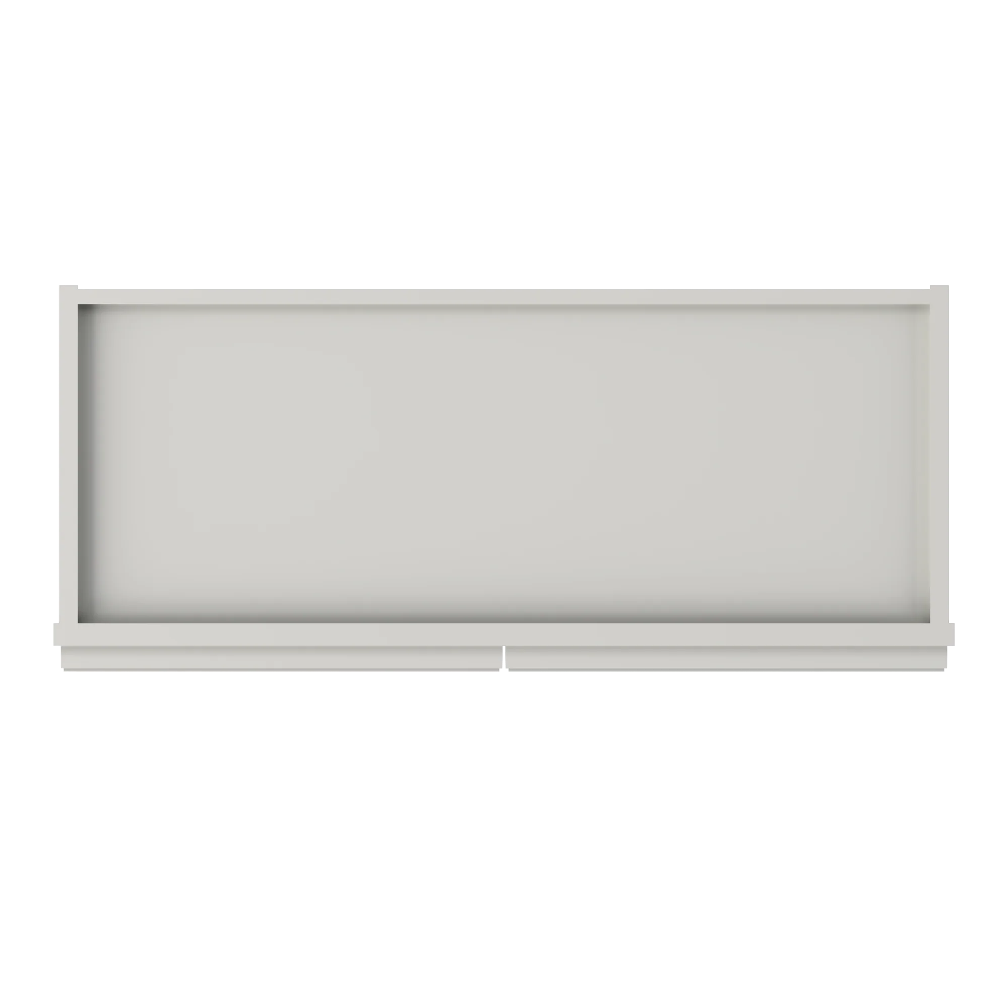 Wall Kitchen Cabinet W3012 Milan Pearl 30 in. width 12 in. height 12 in. depth - Image 6