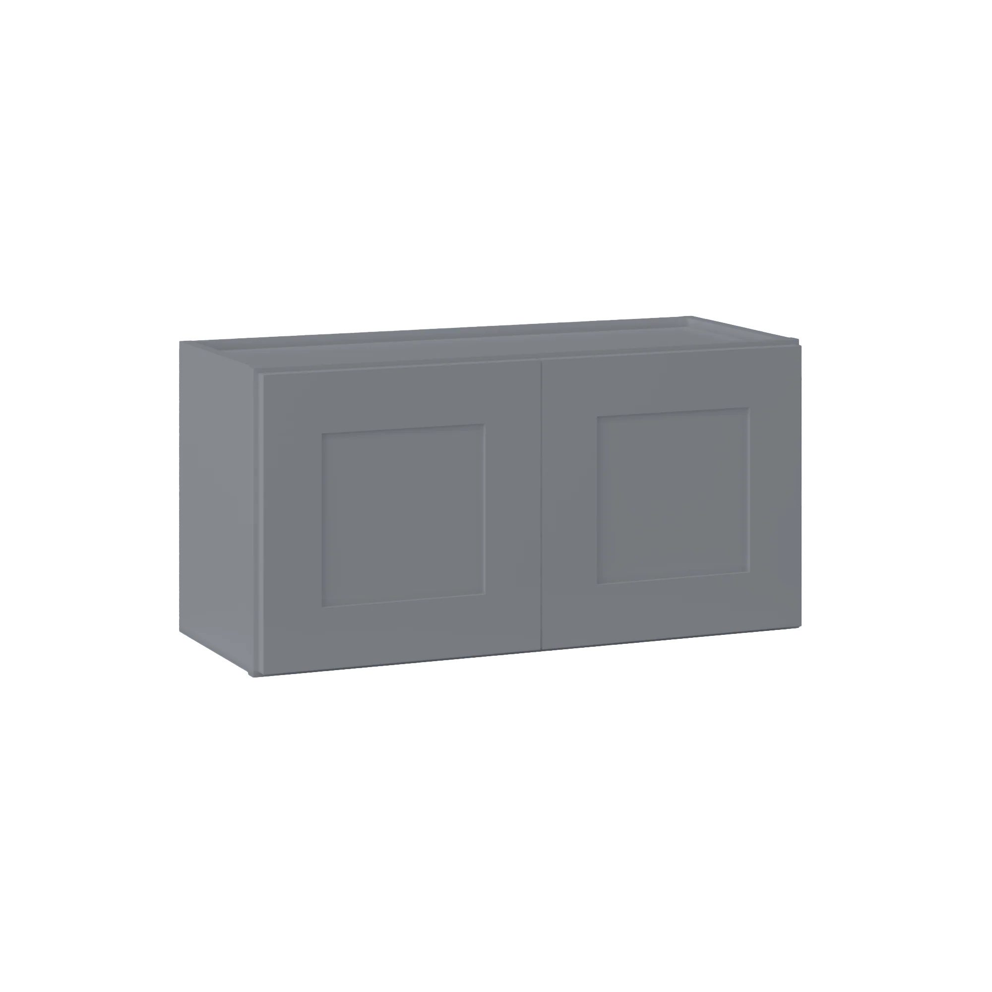 Wall Kitchen Cabinet W3015 Colonial Gray LessCare 30 in. width 15 in. height 12 in. depth - Image 2