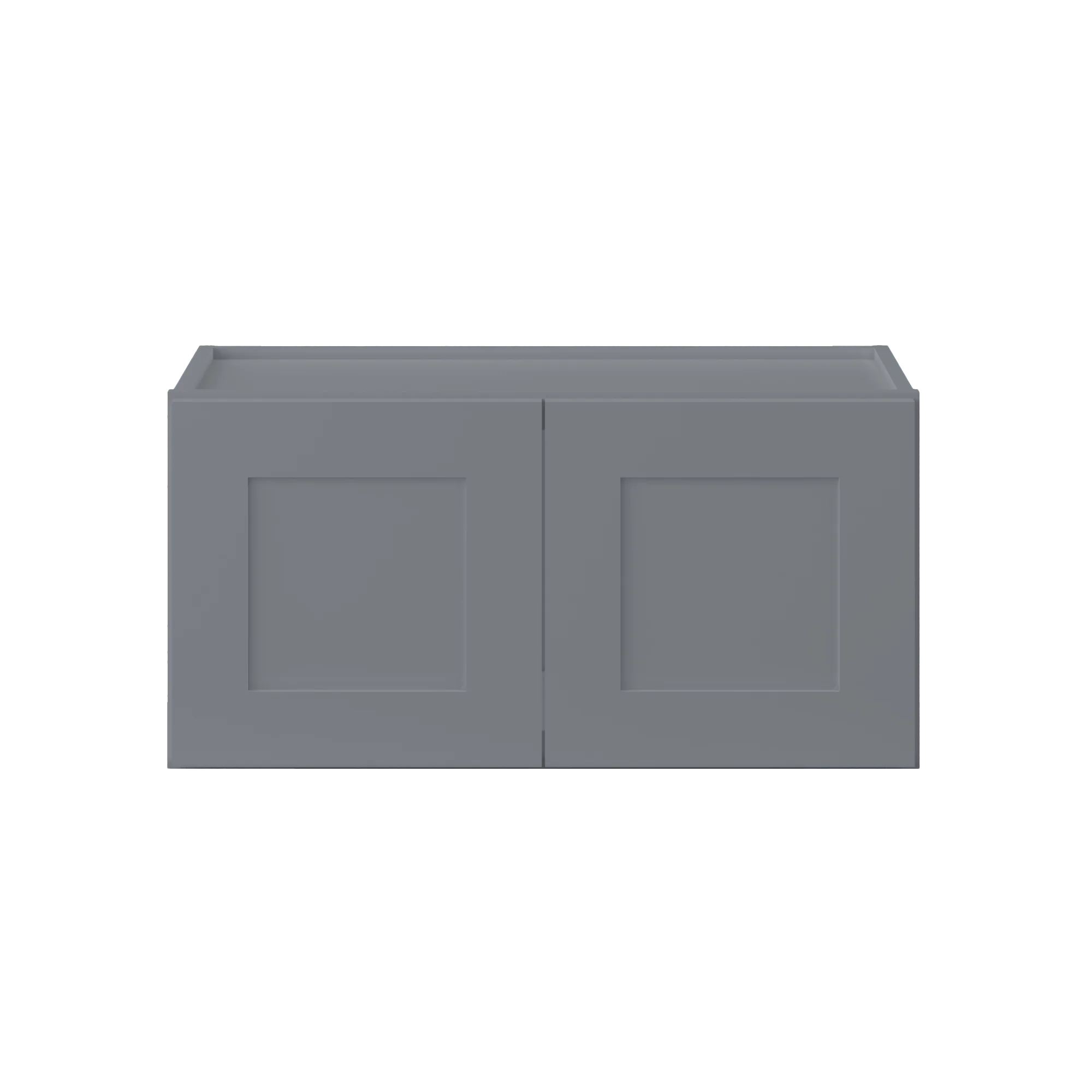 Wall Kitchen Cabinet W3015 Colonial Gray LessCare 30 in. width 15 in. height 12 in. depth - Image 3