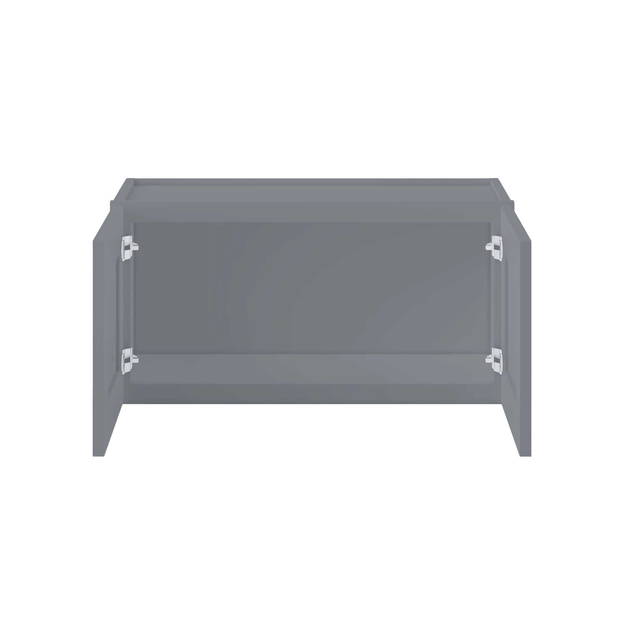 Wall Kitchen Cabinet W3015 Colonial Gray LessCare 30 in. width 15 in. height 12 in. depth - Image 5