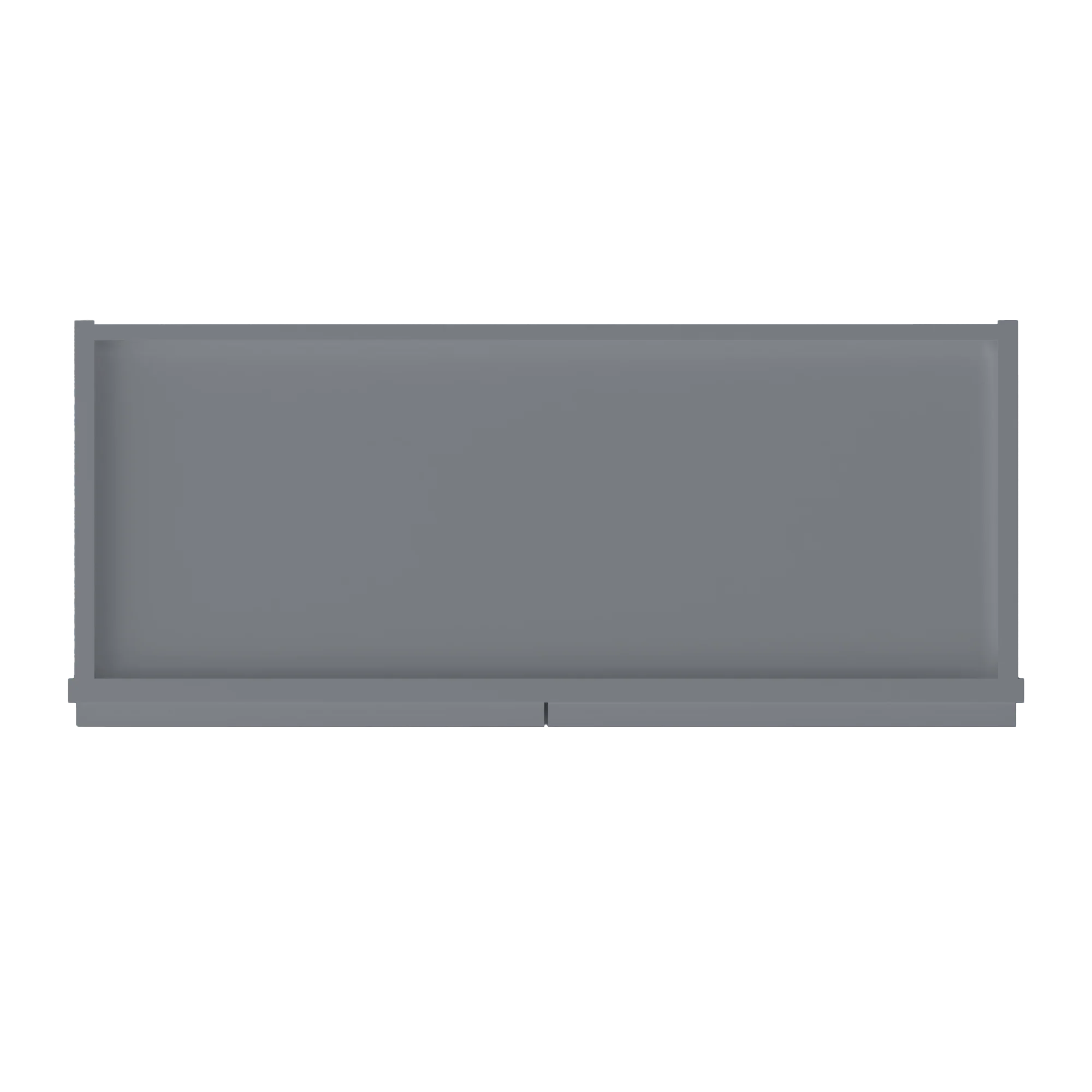 Wall Kitchen Cabinet W3015 Colonial Gray LessCare 30 in. width 15 in. height 12 in. depth - Image 6
