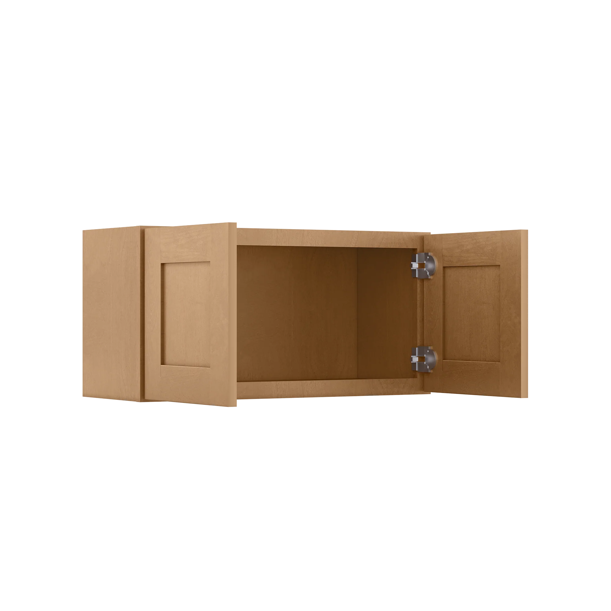 Wall Kitchen Cabinet W3015 Shaker Toffee LessCare 30 in. width 15 in. height 12 in. depth - Image 4