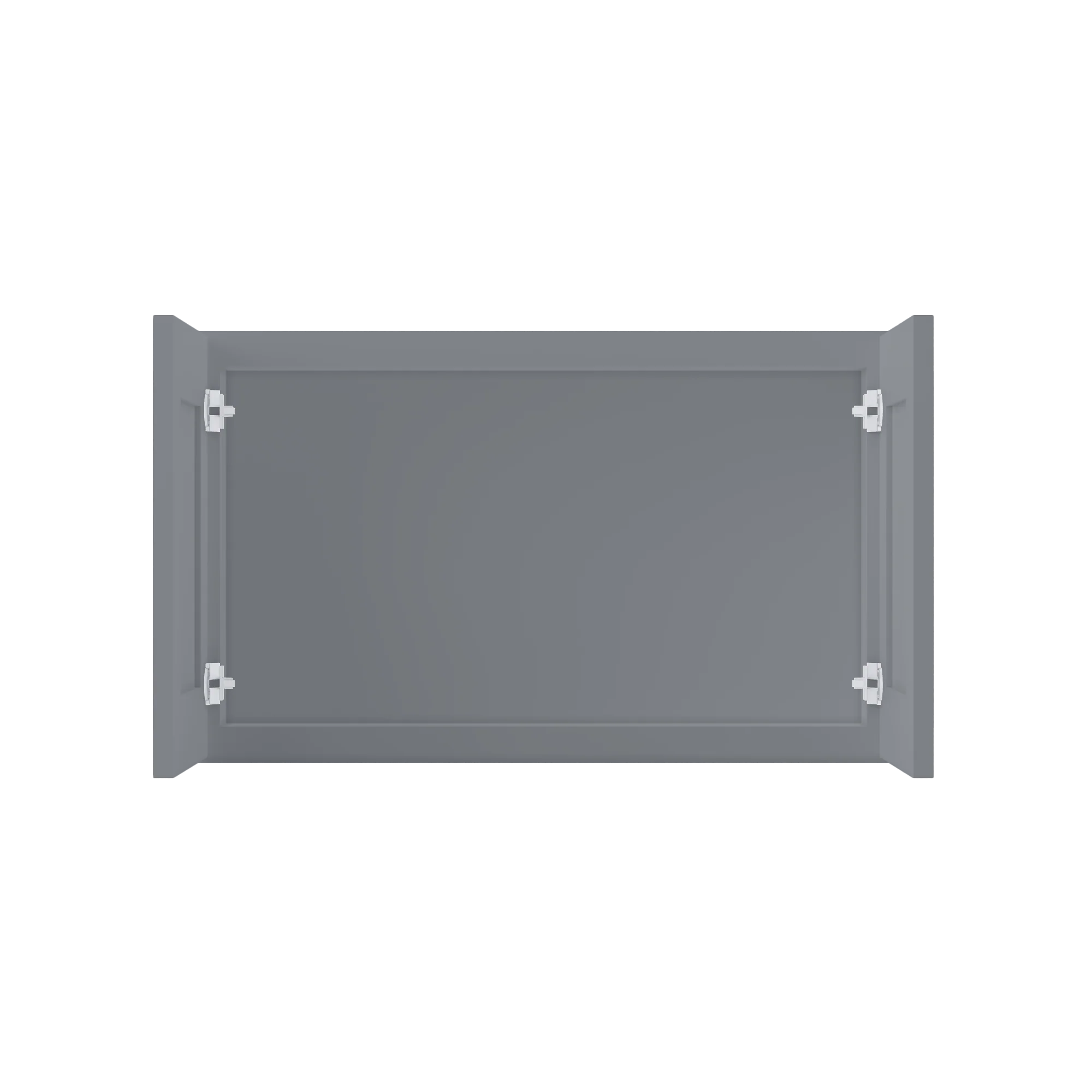 Wall Kitchen Cabinet W3018 Colonial Gray LessCare 30 in. width 18 in. height 12 in. depth - Image 5