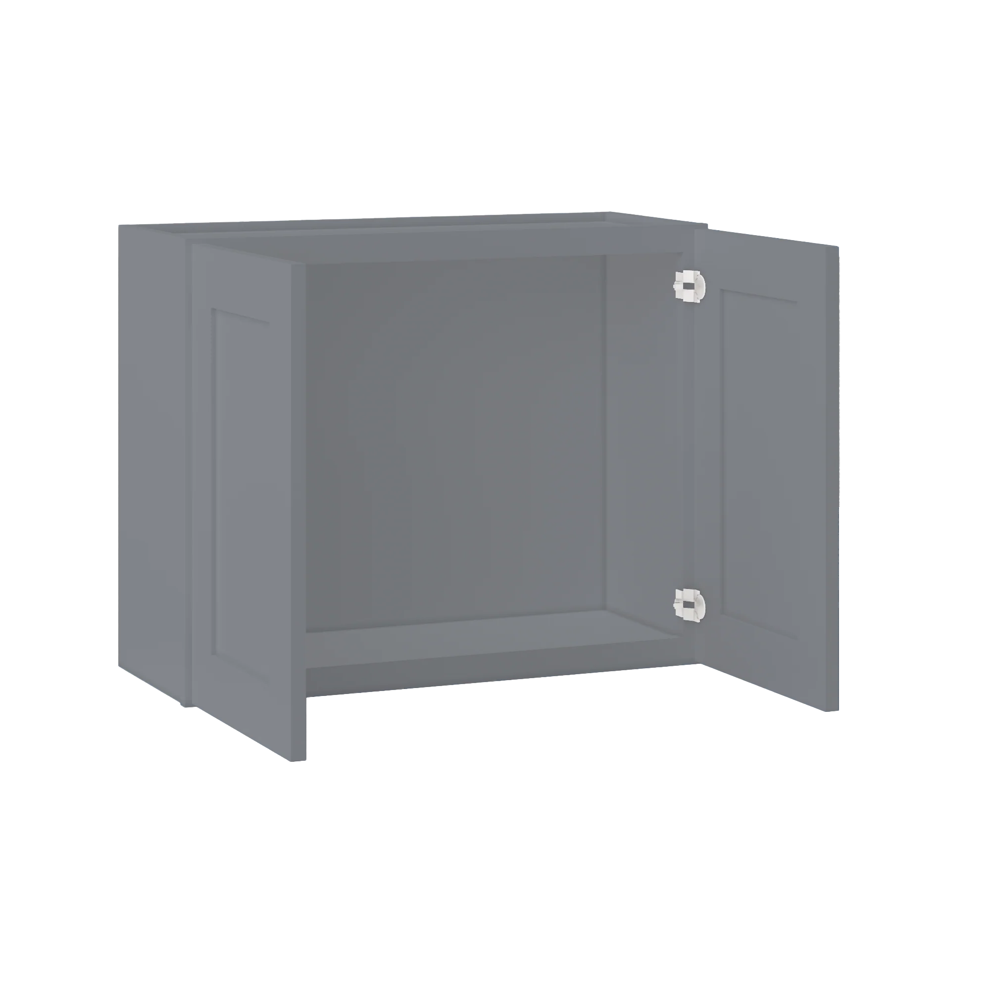 Wall Kitchen Cabinet W3024 Colonial Gray LessCare 30 in. width 24 in. height 12 in. depth - Image 4