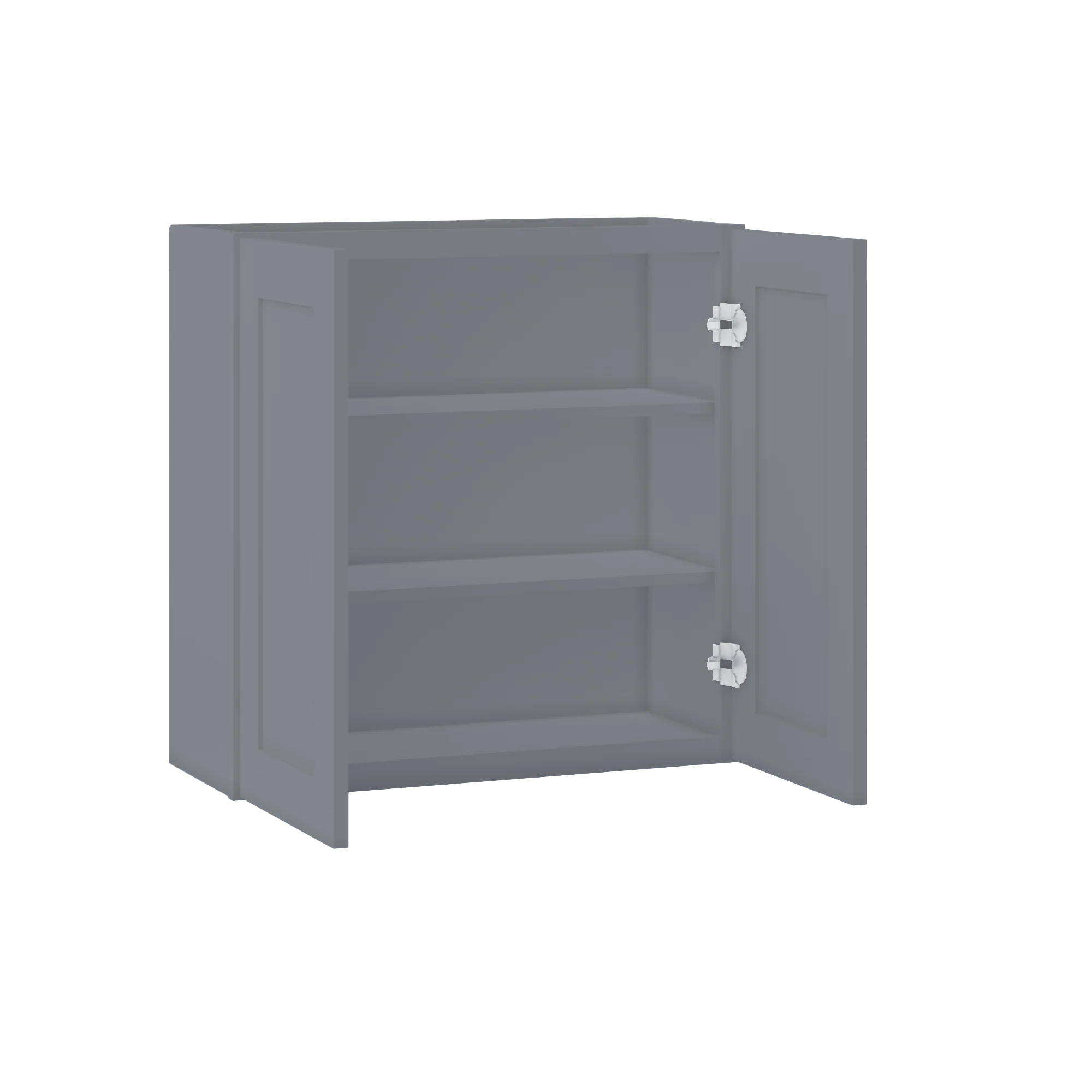 Wall Kitchen Cabinet W3030 Colonial Gray LessCare 30 in. width 30 in. height 12 in. depth - Image 4