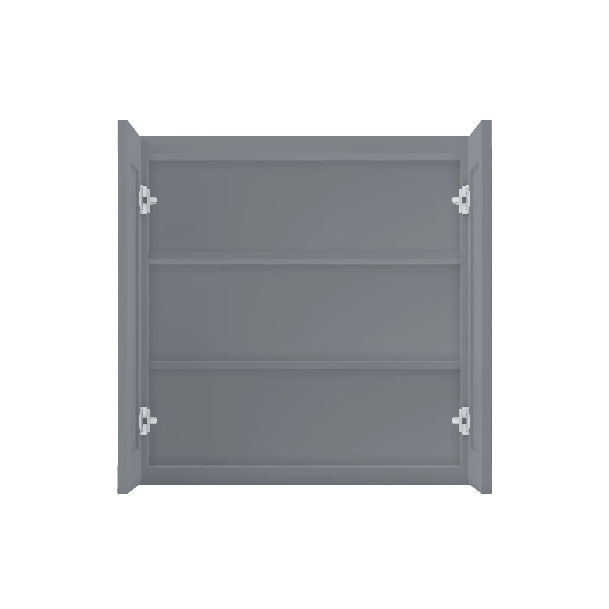 Wall Kitchen Cabinet W3030 Colonial Gray LessCare 30 in. width 30 in. height 12 in. depth - Image 5