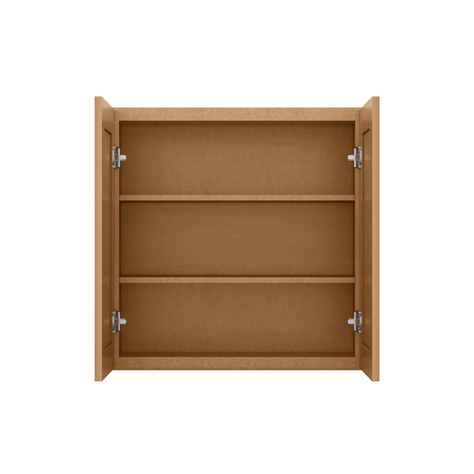 Wall Kitchen Cabinet W3030 Shaker Toffee LessCare 30 in. width 30 in. height 12 in. depth - Image 5