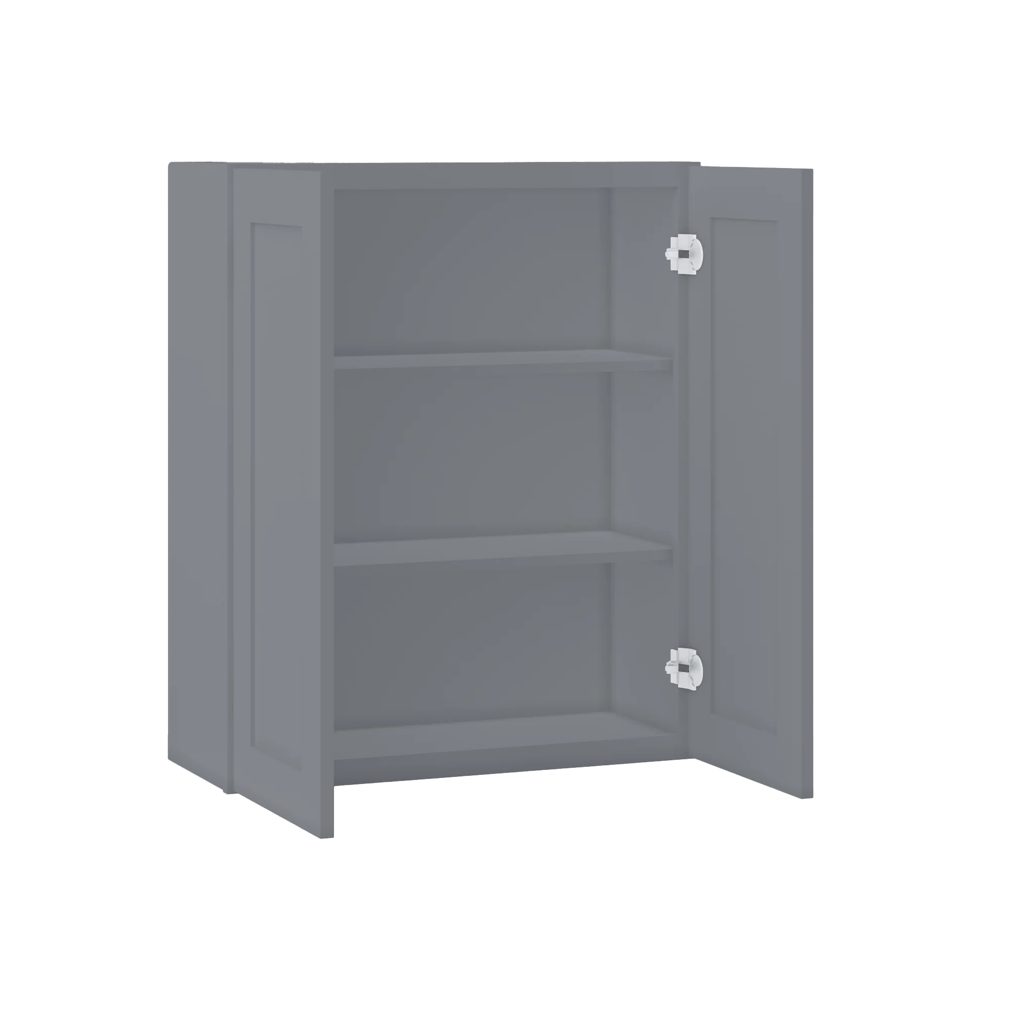 Wall Kitchen Cabinet W3036 Colonial Gray LessCare 30 in. width 36 in. height 12 in. depth - Image 4