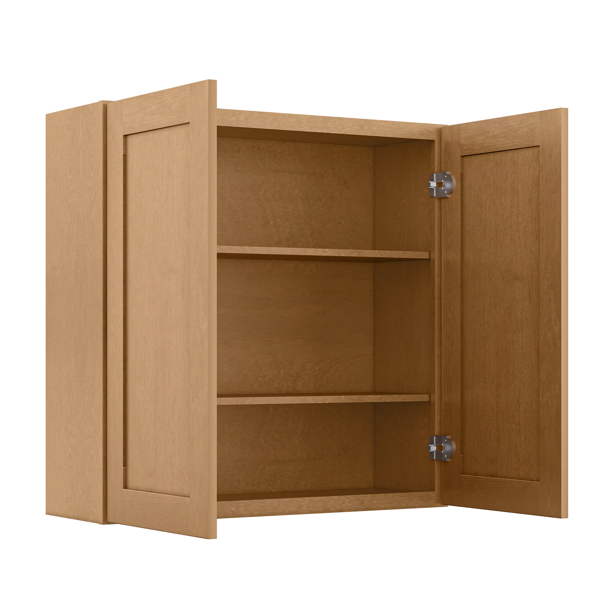 Wall Kitchen Cabinet W3036 Shaker Toffee LessCare 30 in. width 36 in. height 12 in. depth - Image 4