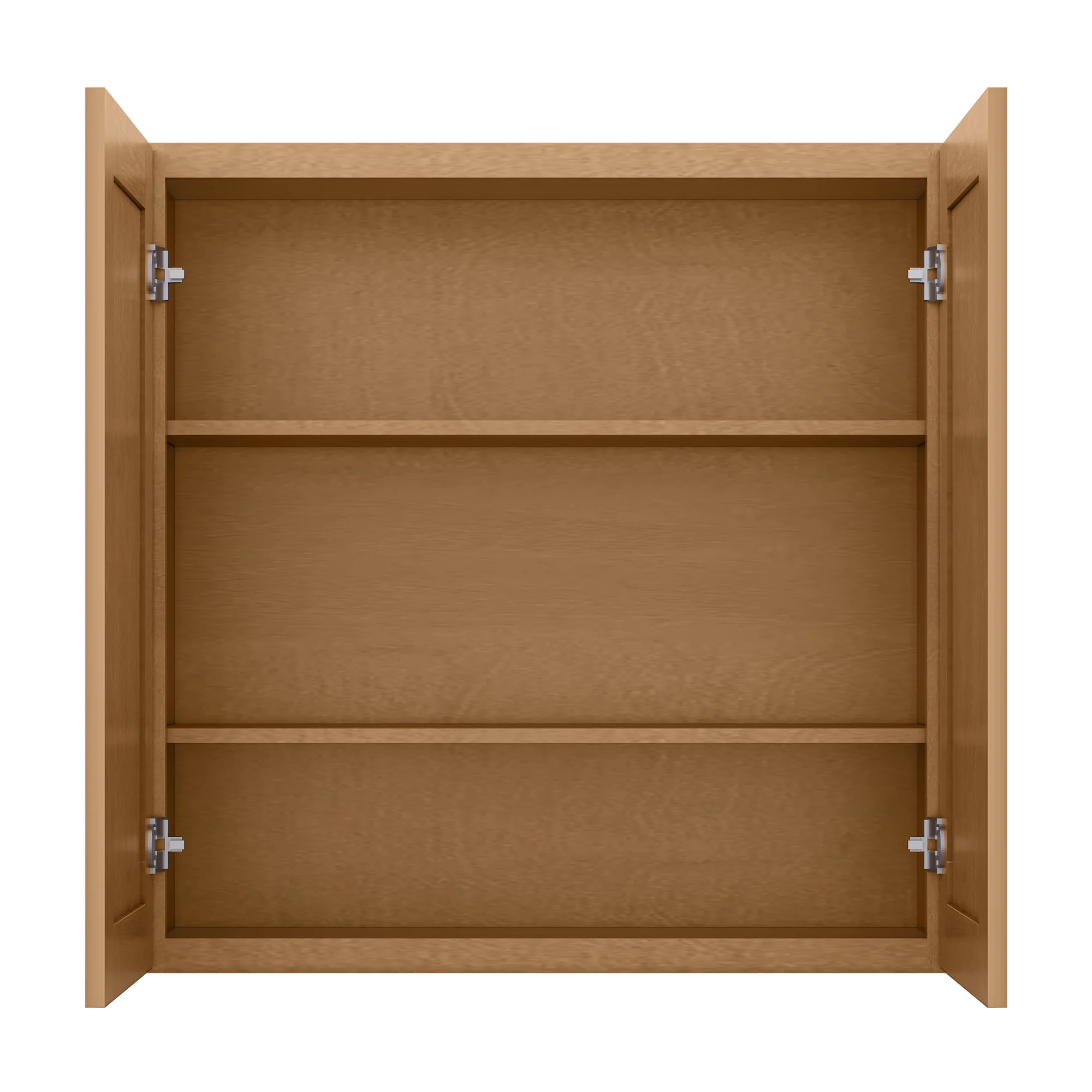 Wall Kitchen Cabinet W3036 Shaker Toffee LessCare 30 in. width 36 in. height 12 in. depth - Image 5