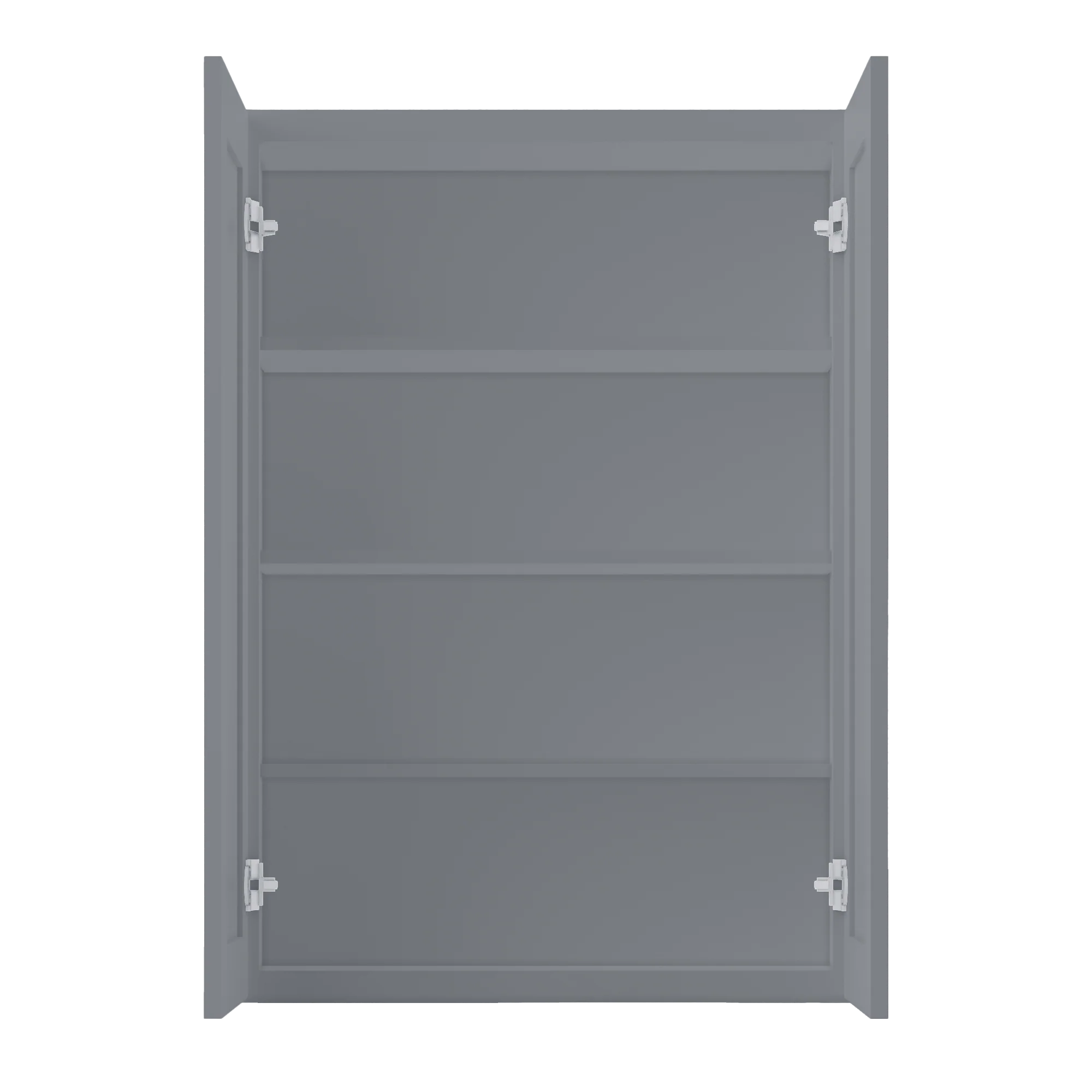 Wall Kitchen Cabinet W3042 Colonial Gray LessCare 30 in. width 42 in. height 12 in. depth - Image 5