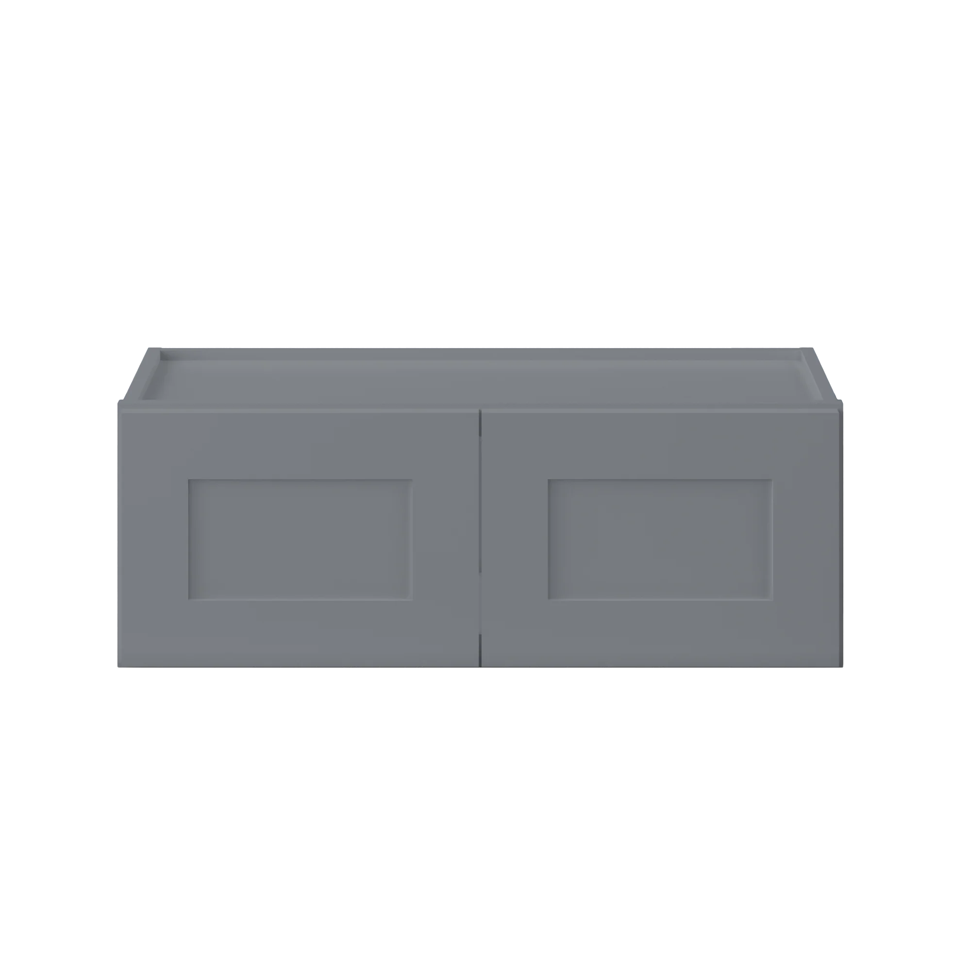 Wall Kitchen Cabinet W3312 Colonial Gray LessCare 33 in. width 12 in. height 12 in. depth - Image 3