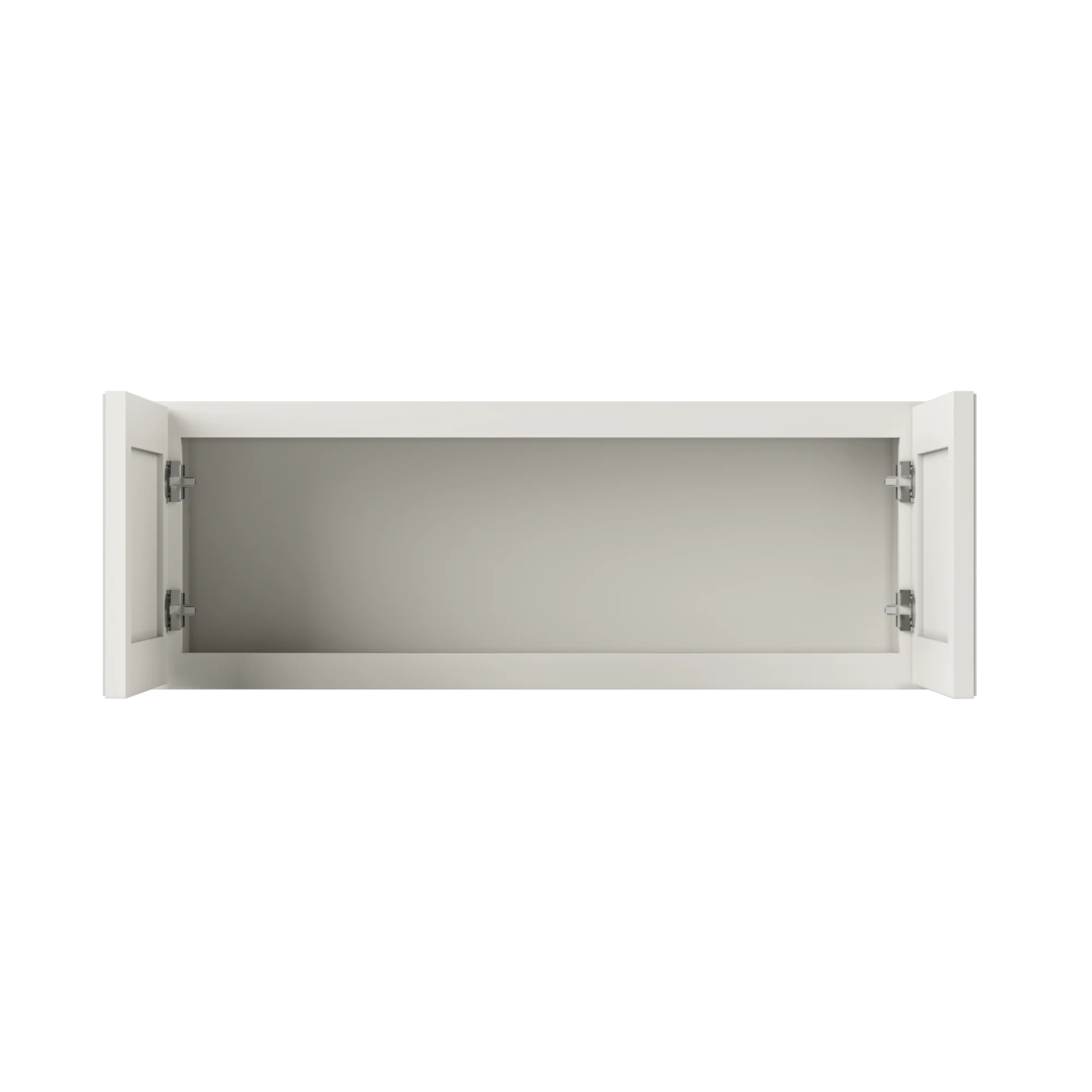 Wall Kitchen Cabinet W3312 Milan Pearl 33 in. width 12 in. height 12 in. depth - Image 5
