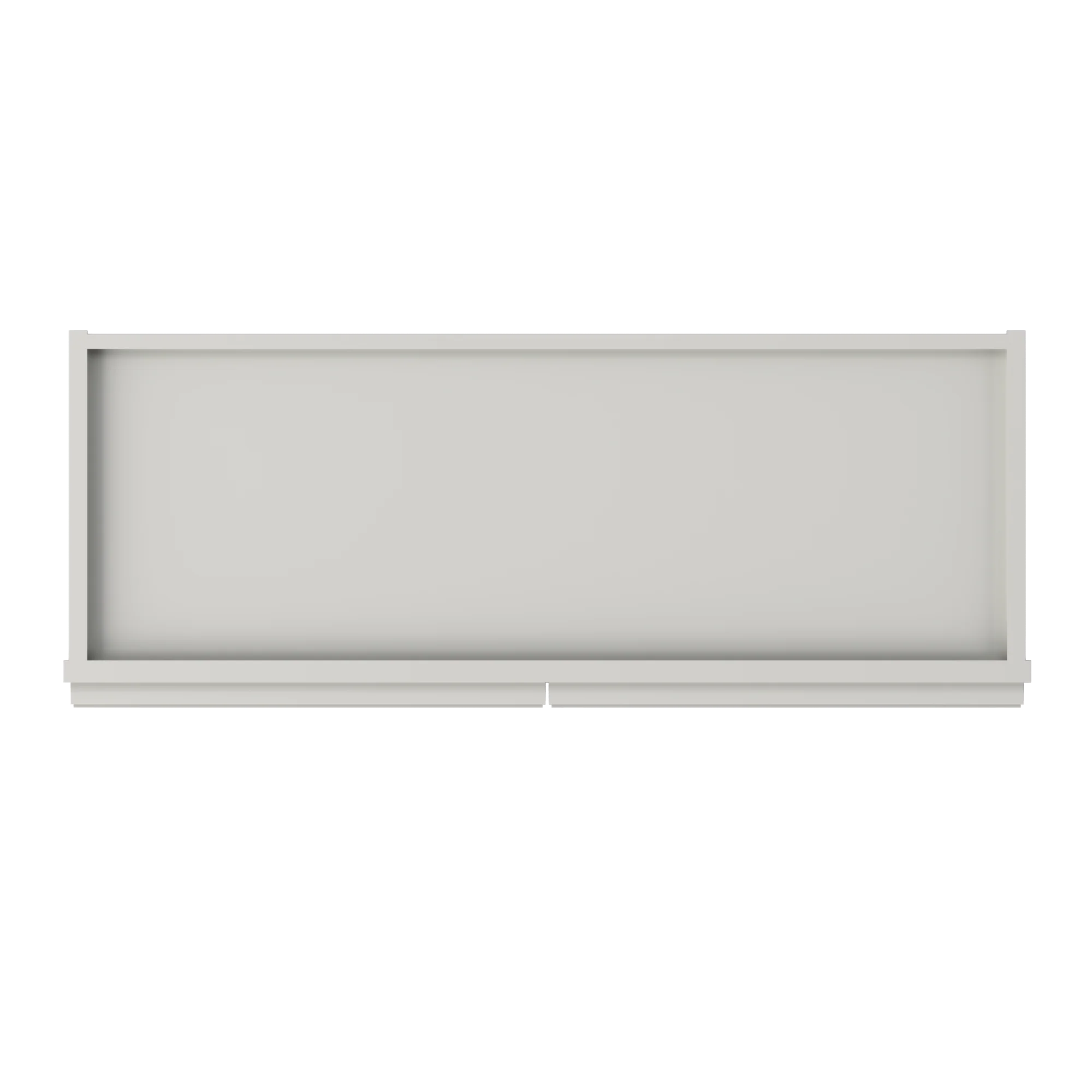 Wall Kitchen Cabinet W3312 Milan Pearl 33 in. width 12 in. height 12 in. depth - Image 6