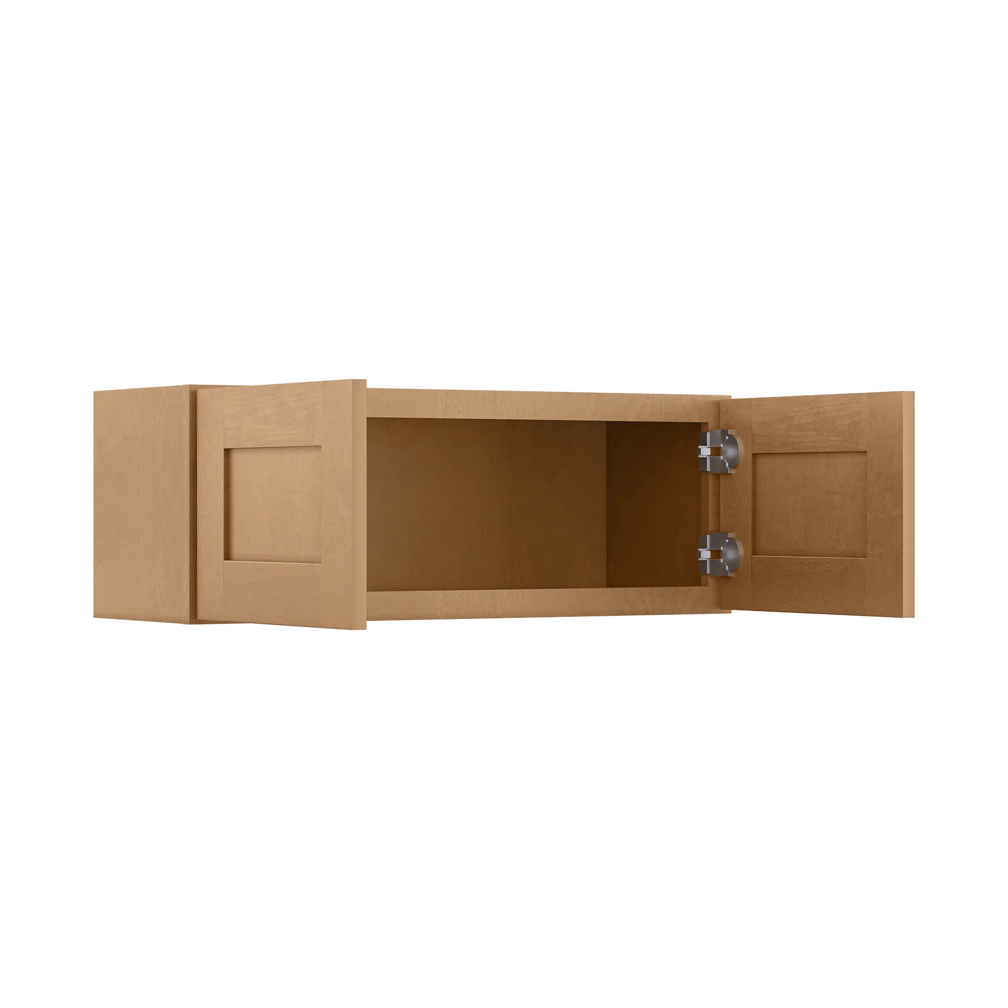 Wall Kitchen Cabinet W3312 Shaker Toffee LessCare 33 in. width 12 in. height 12 in. depth - Image 4