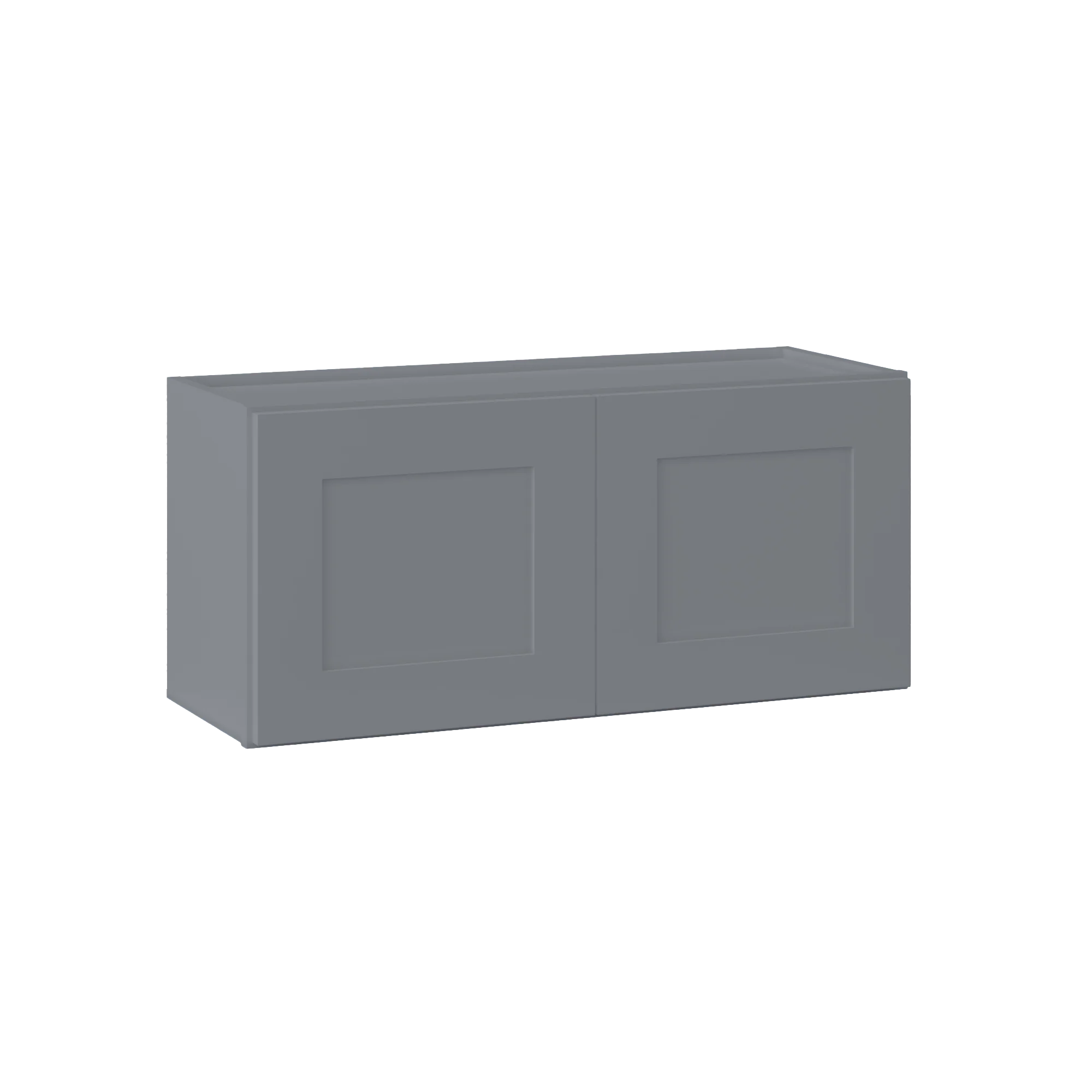 Wall Kitchen Cabinet W3315 Colonial Gray LessCare 33 in. width 15 in. height 12 in. depth - Image 2