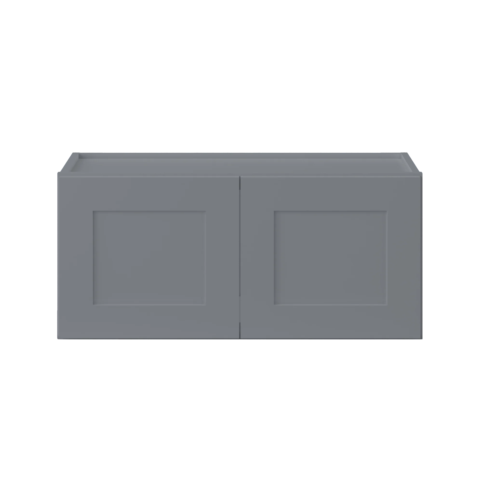 Wall Kitchen Cabinet W3315 Colonial Gray LessCare 33 in. width 15 in. height 12 in. depth - Image 3