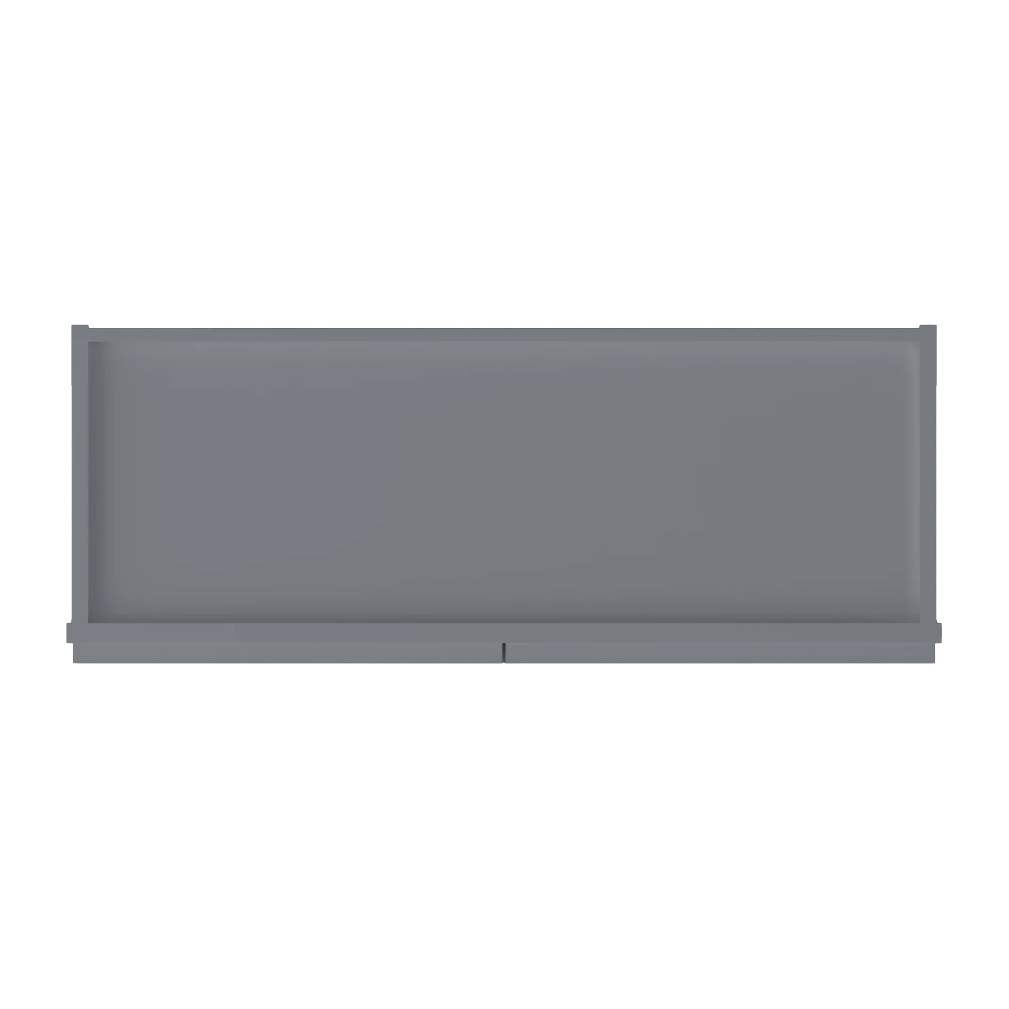 Wall Kitchen Cabinet W3315 Colonial Gray LessCare 33 in. width 15 in. height 12 in. depth - Image 6
