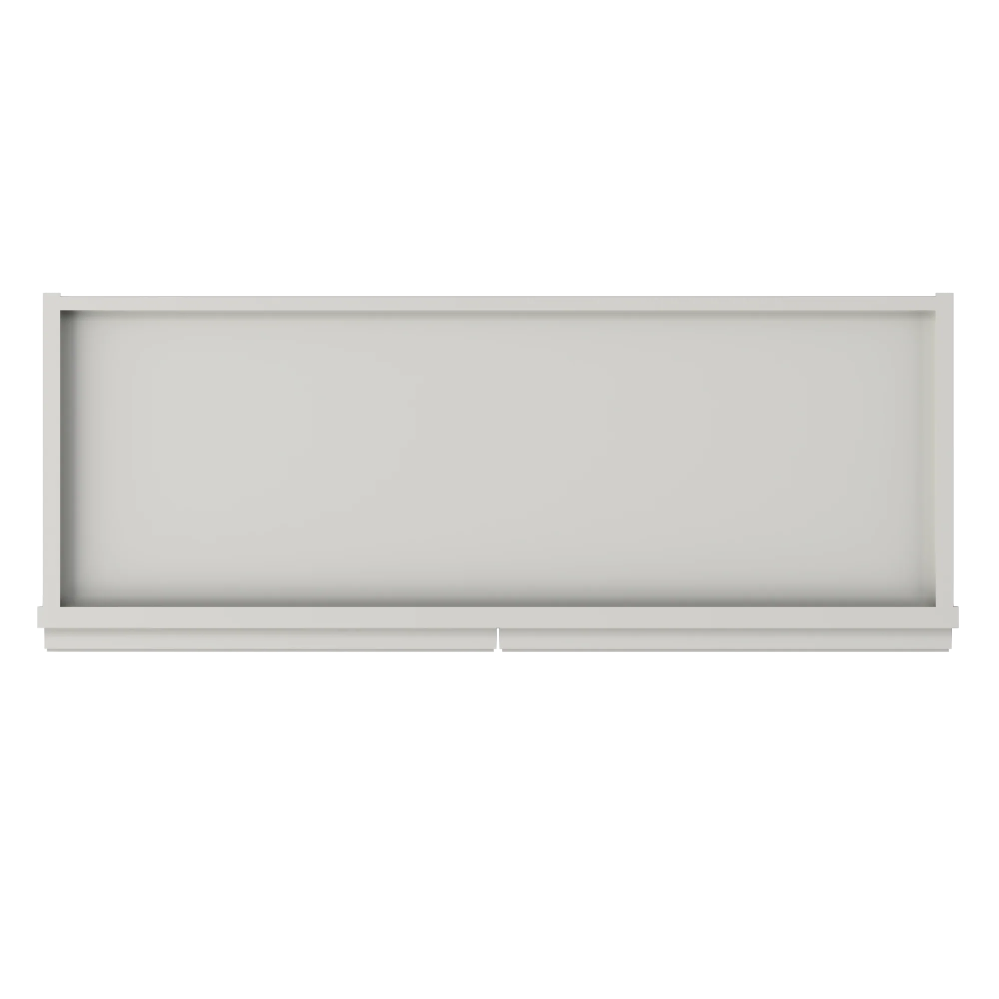 Wall Kitchen Cabinet W3315 Milan Pearl 33 in. width 15 in. height 12 in. depth - Image 6