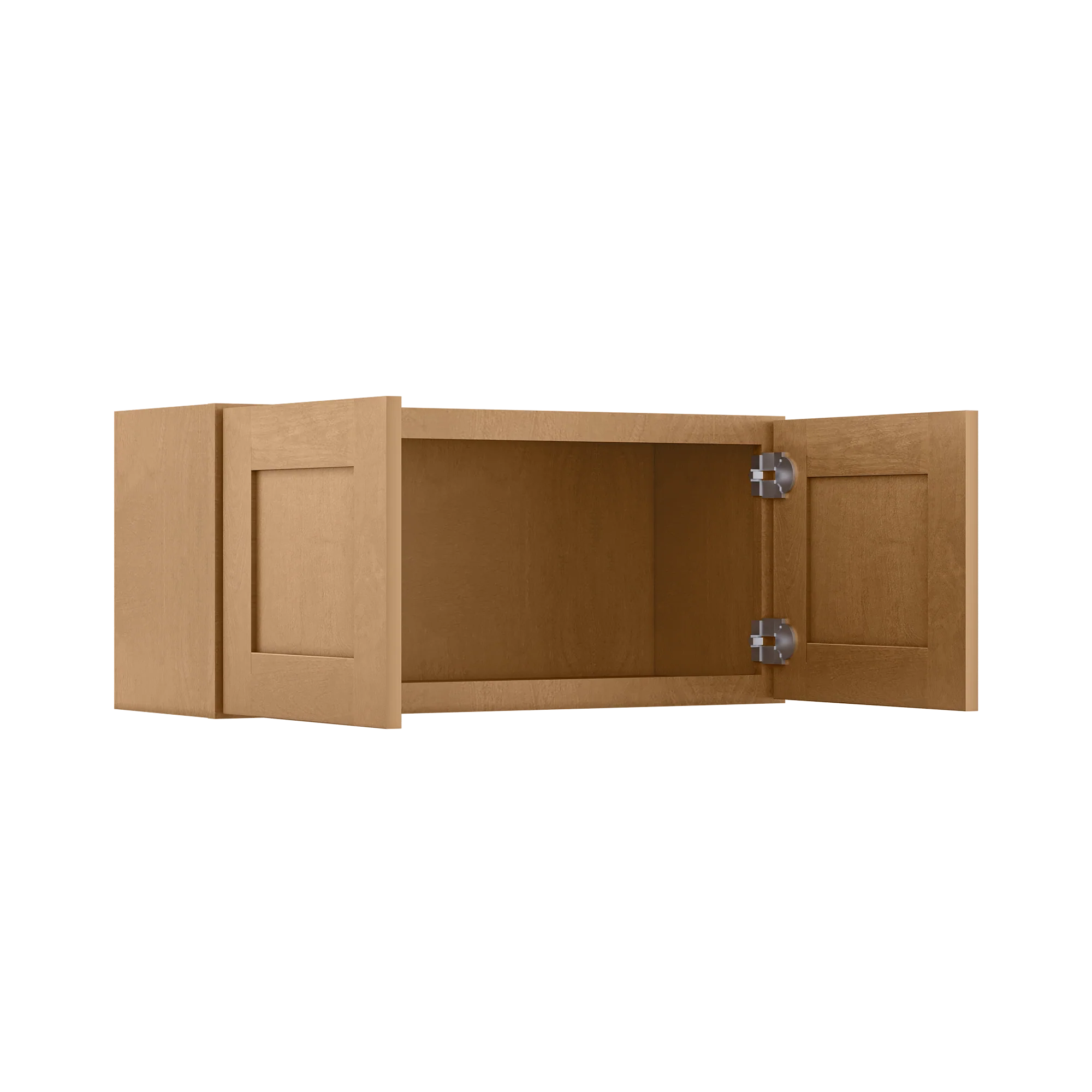 Wall Kitchen Cabinet W3315 Shaker Toffee LessCare 33 in. width 15 in. height 12 in. depth - Image 4